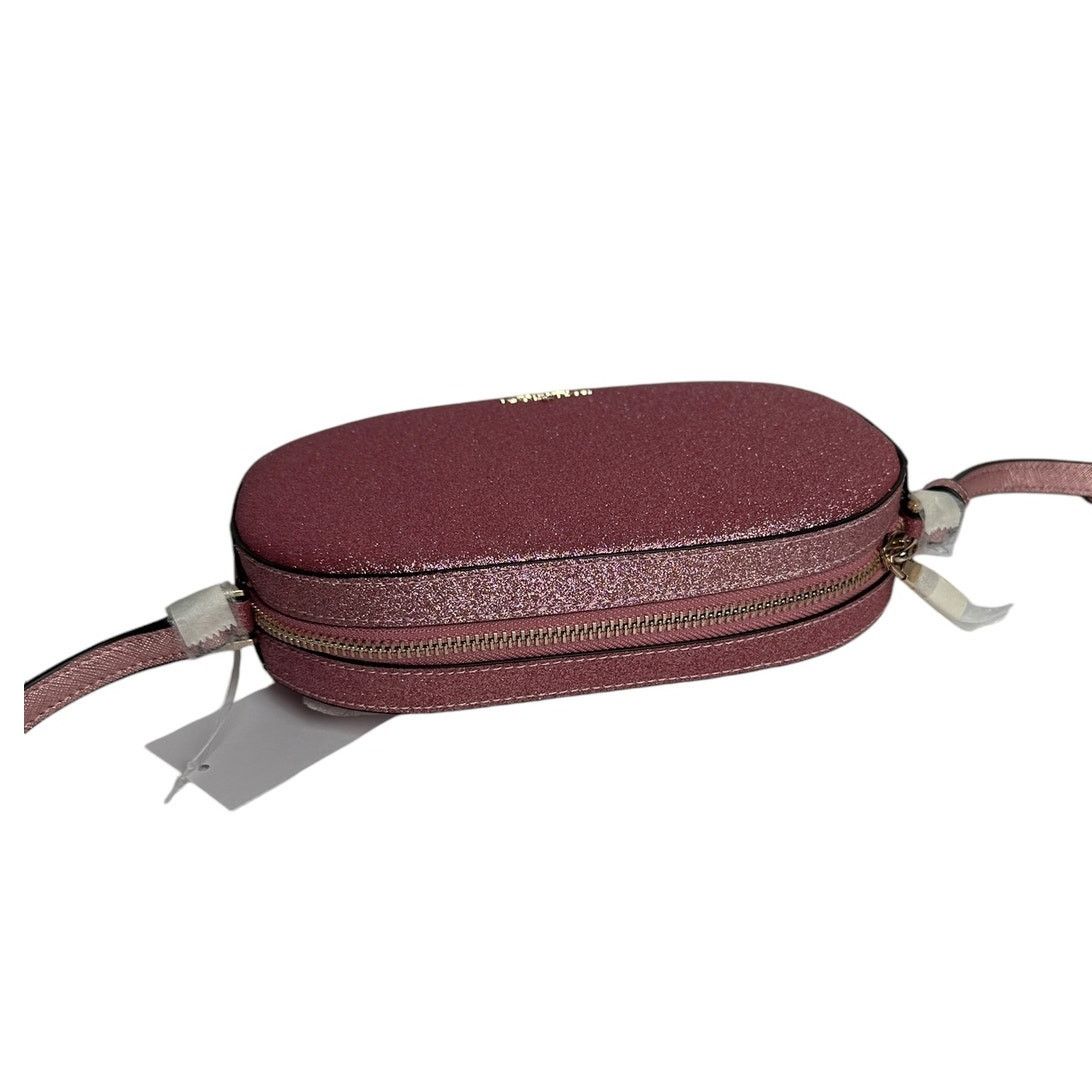 Kate Spade Kate Spade Glimmer Oval Small Camera Bag Mitten Pink Glitter Size ONE SIZE - 9 Thumbnail