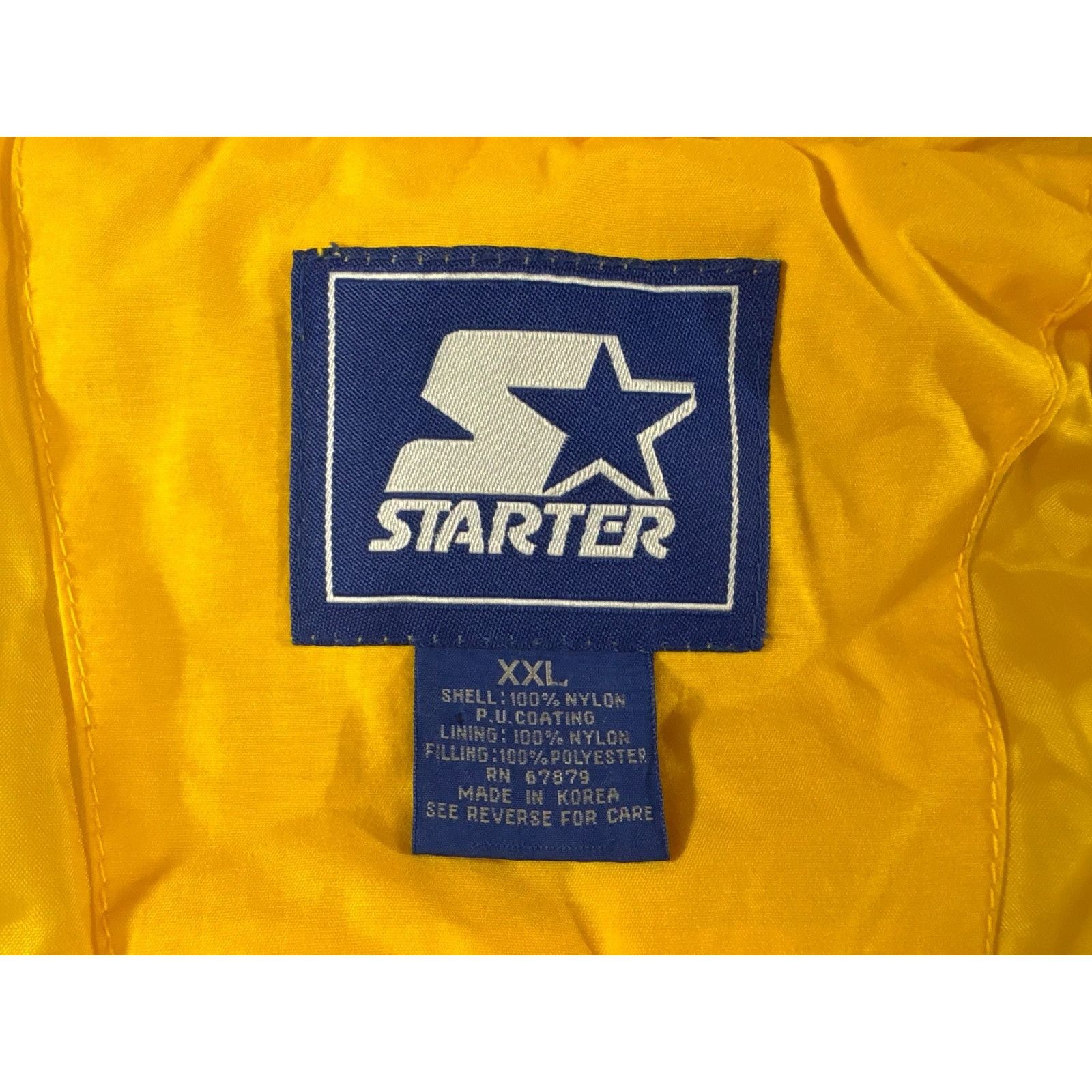 Starter Michigan Wolverines Starter hooded parka coat jacket size 2X Size US XXL / EU 58 / 5 - 2 Thumbnail