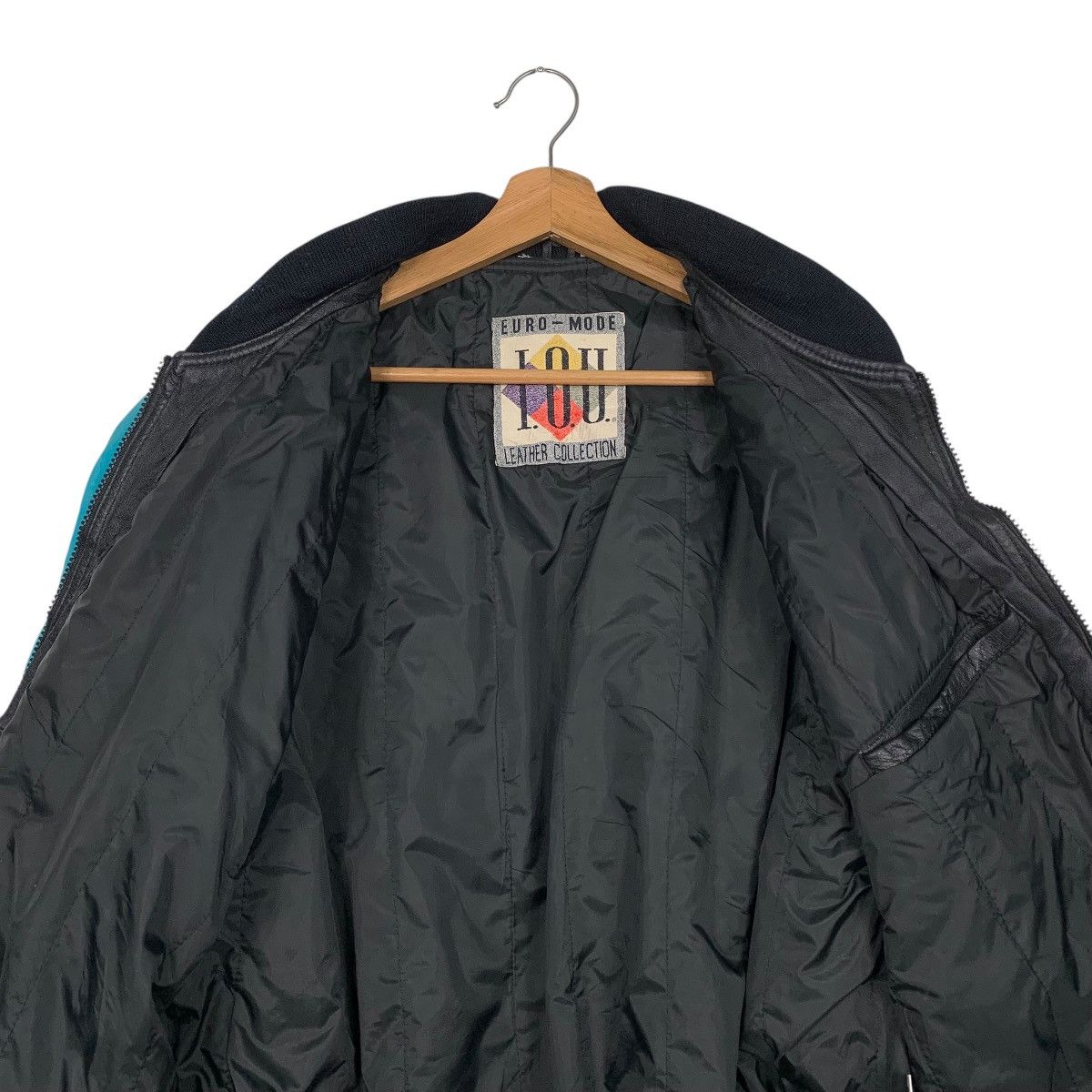 Other Euro Mode IOU Leather Jacket Size US M / EU 48-50 / 2 - 12 Thumbnail
