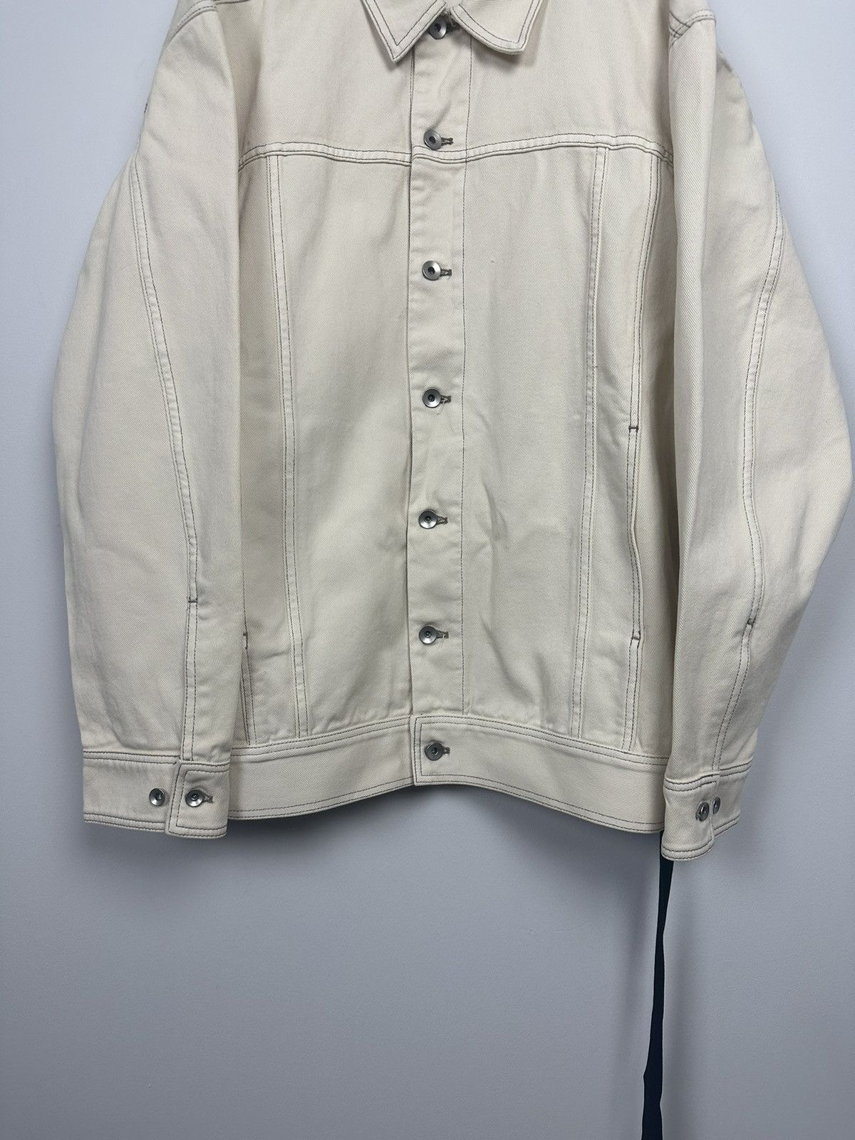 Rick Owens DRKSHDW Coated Jumbo Denim Worker Jacket Size US XXL / EU 58 / 5 - 3 Thumbnail