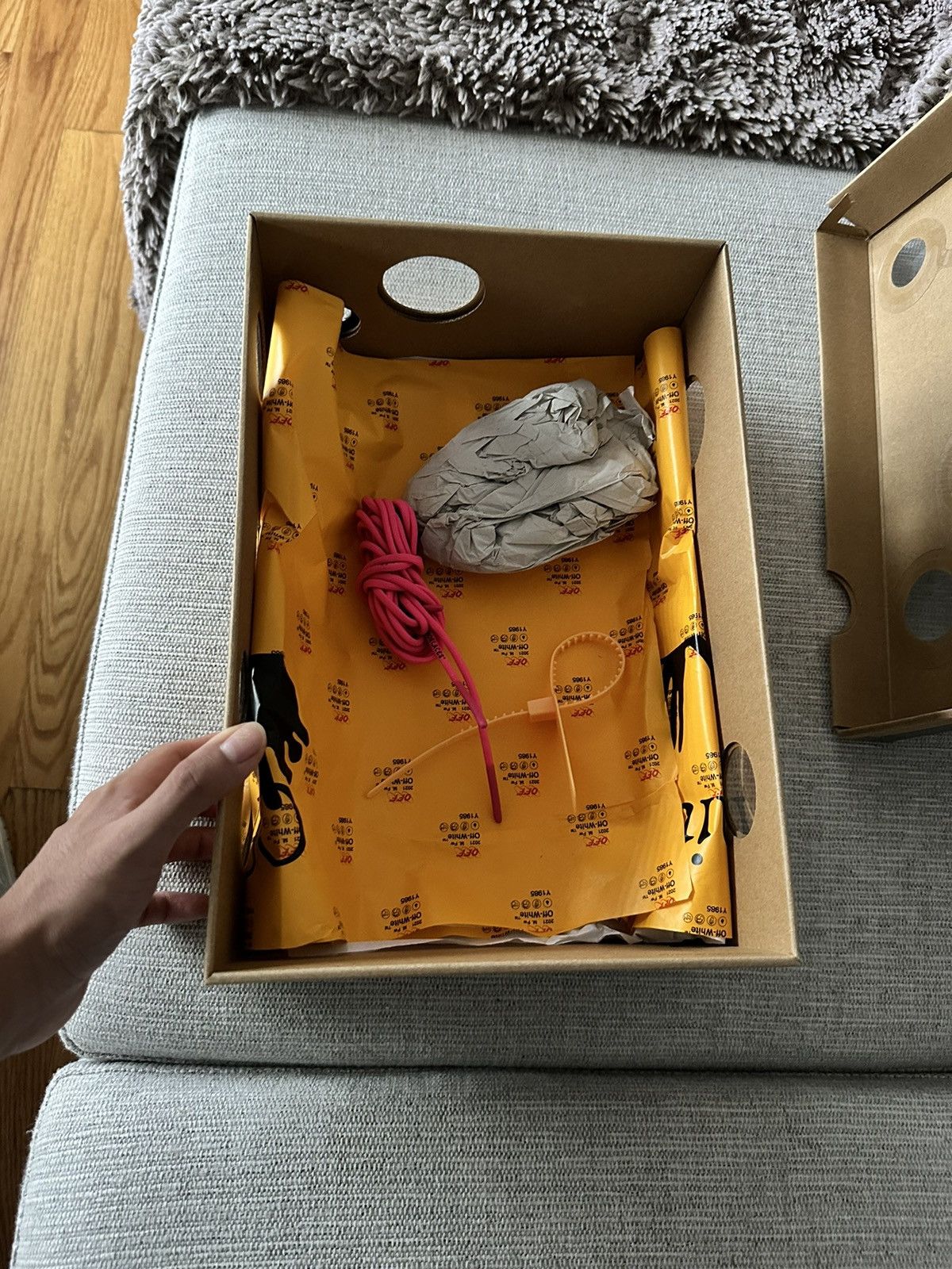 Nike × Off-White Nike Off White Dunk Low 'lot 17' Size US 10.5 / EU 43-44 - 9 Thumbnail