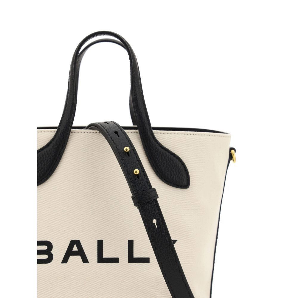 Bally Bally White and Black Leather Bucket Bag Size ONE SIZE - 4 Thumbnail