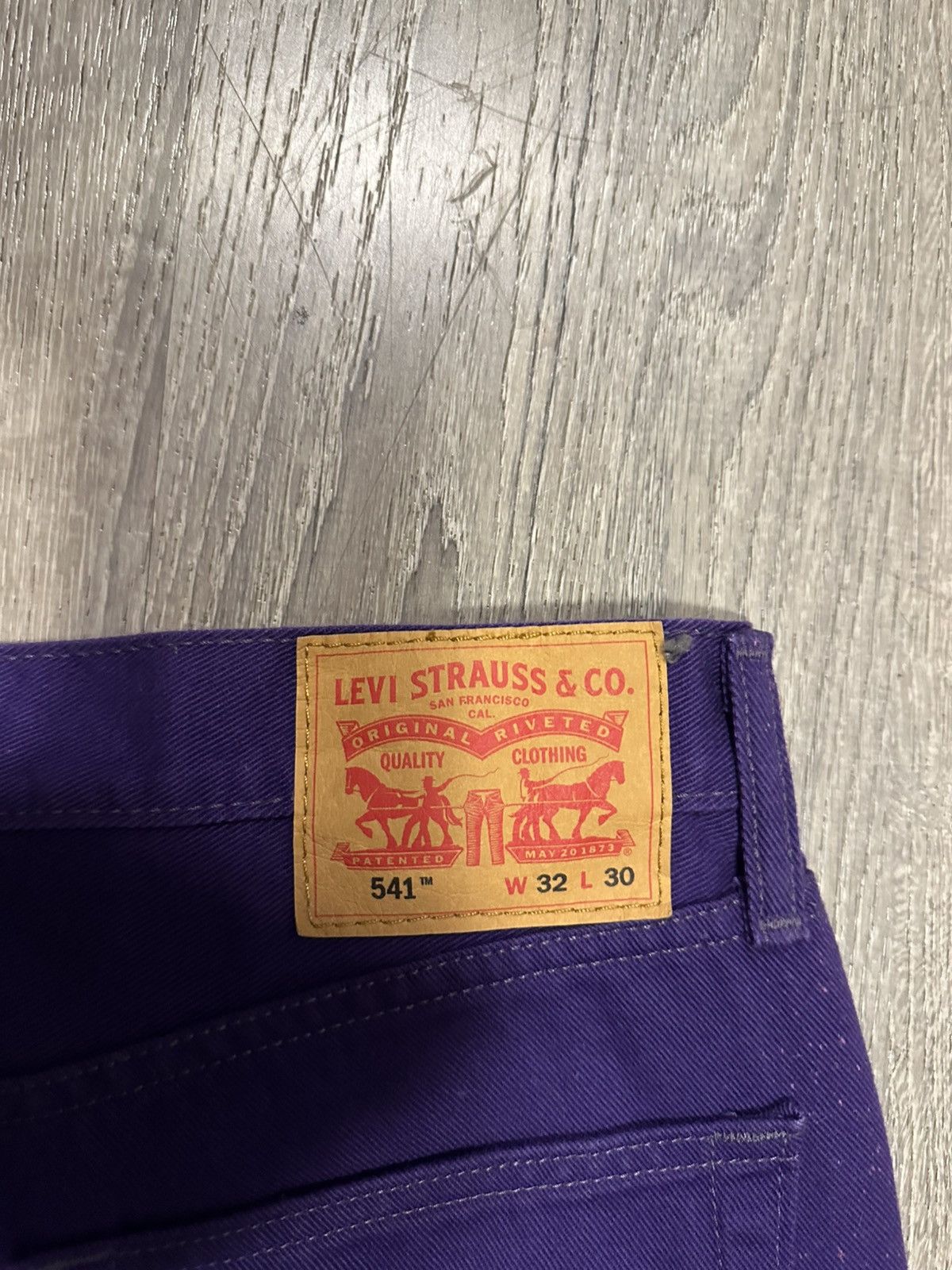 Levi's 541 Purple Levi Jeans Size US 30 / EU 46 - 4 Thumbnail