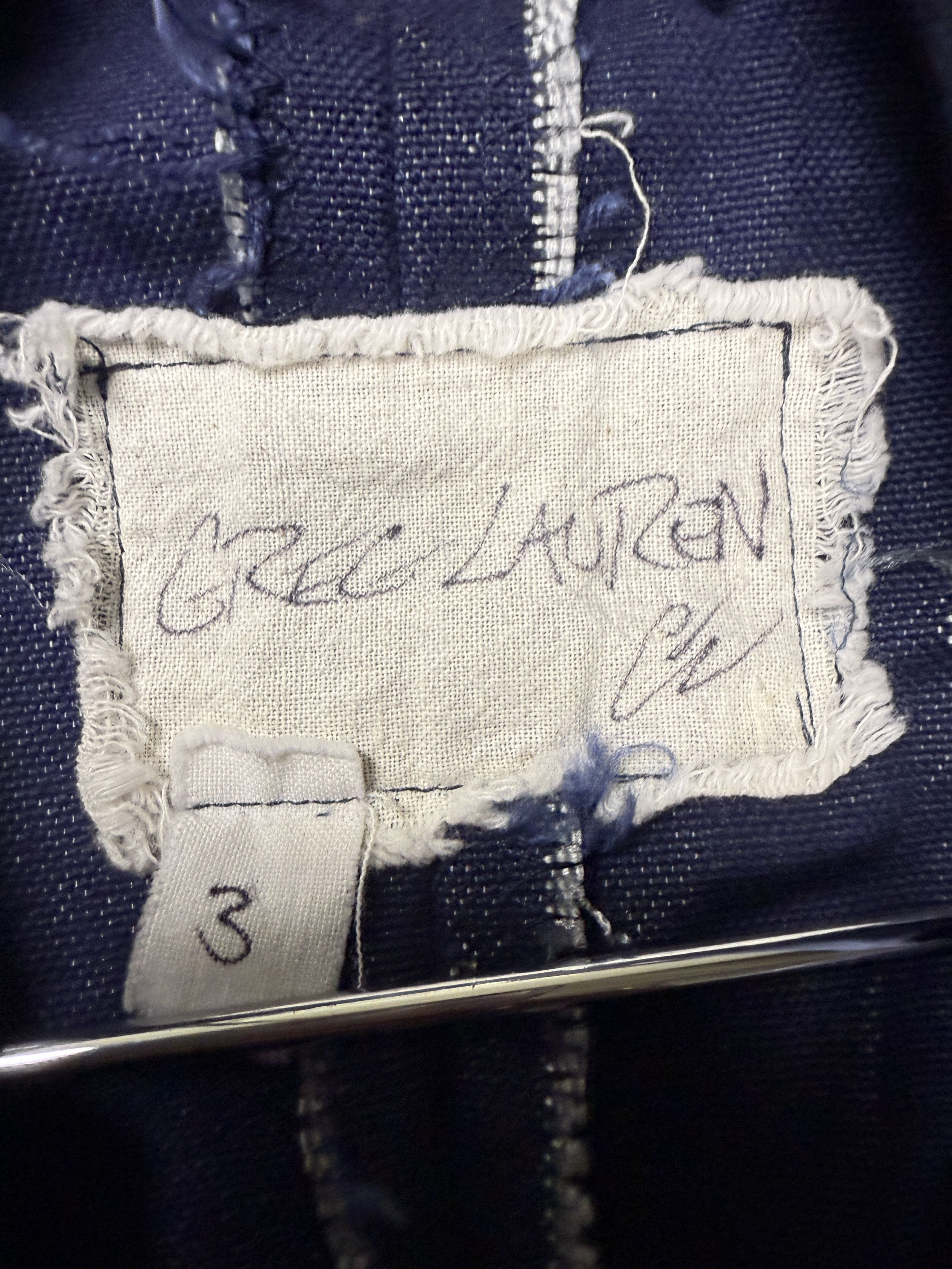 Greg Lauren Greg Lauren 2014 Hand Dyed Vintage Canvas Blazer Size L / US 10 / IT 46 - 3 Thumbnail