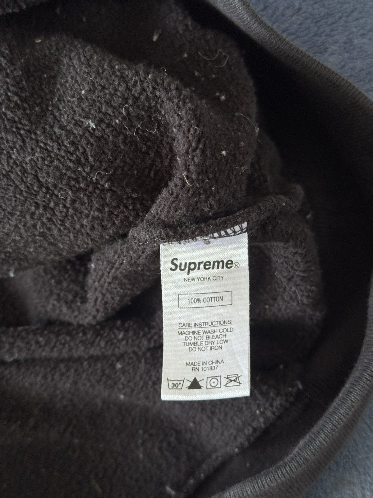 Supreme Black Supreme zip Pouch hoodie Size US M / EU 48-50 / 2 - 6 Thumbnail