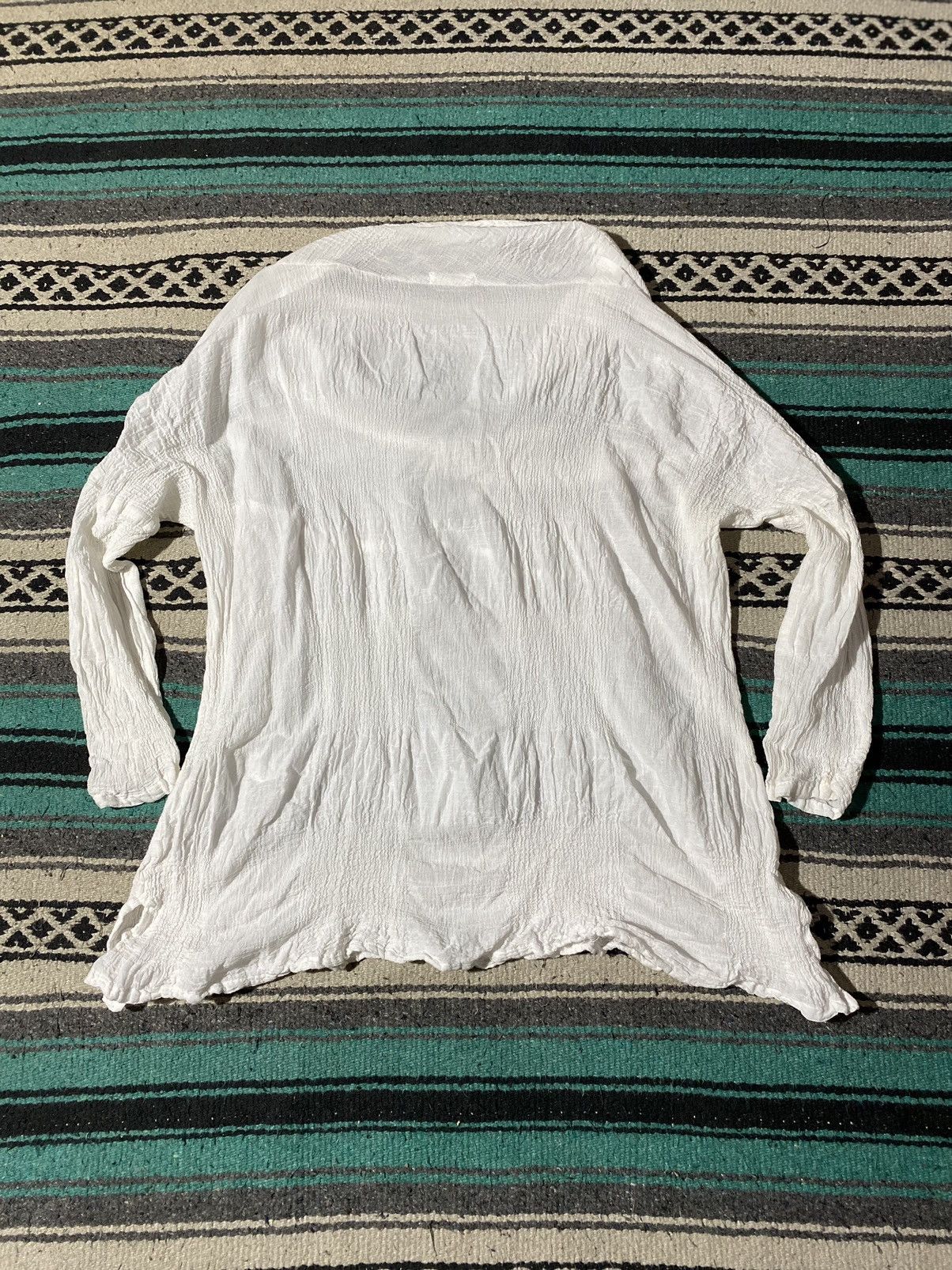 Issey Miyake Plantation true white wrinkle blouse Size M / US 6-8 / IT 42-44 - 5 Thumbnail