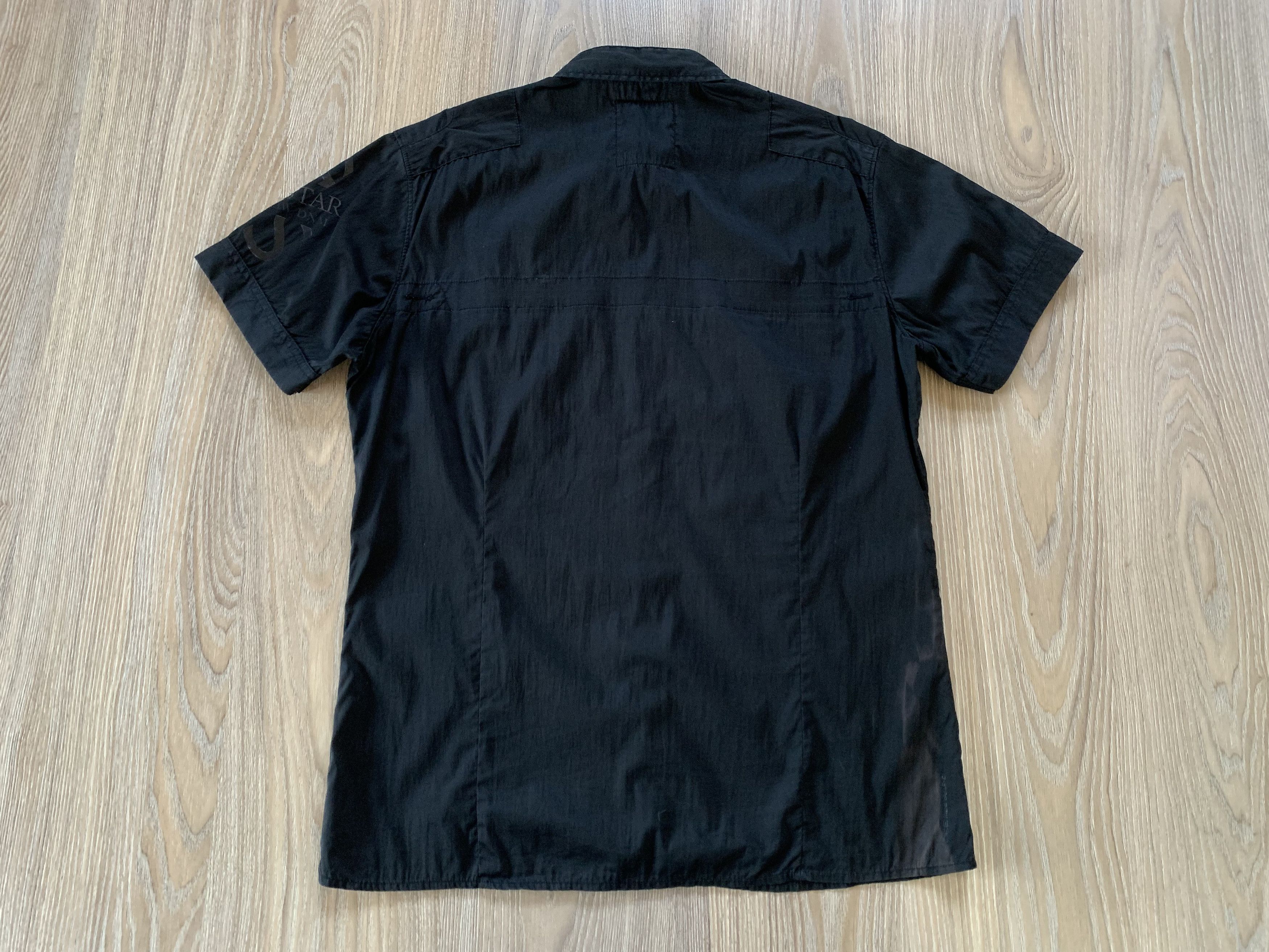 G-Star Vintage G-Star Raw Short Sleeve Basic Black Shirt Size US L / EU 52-54 / 3 - 3 Thumbnail