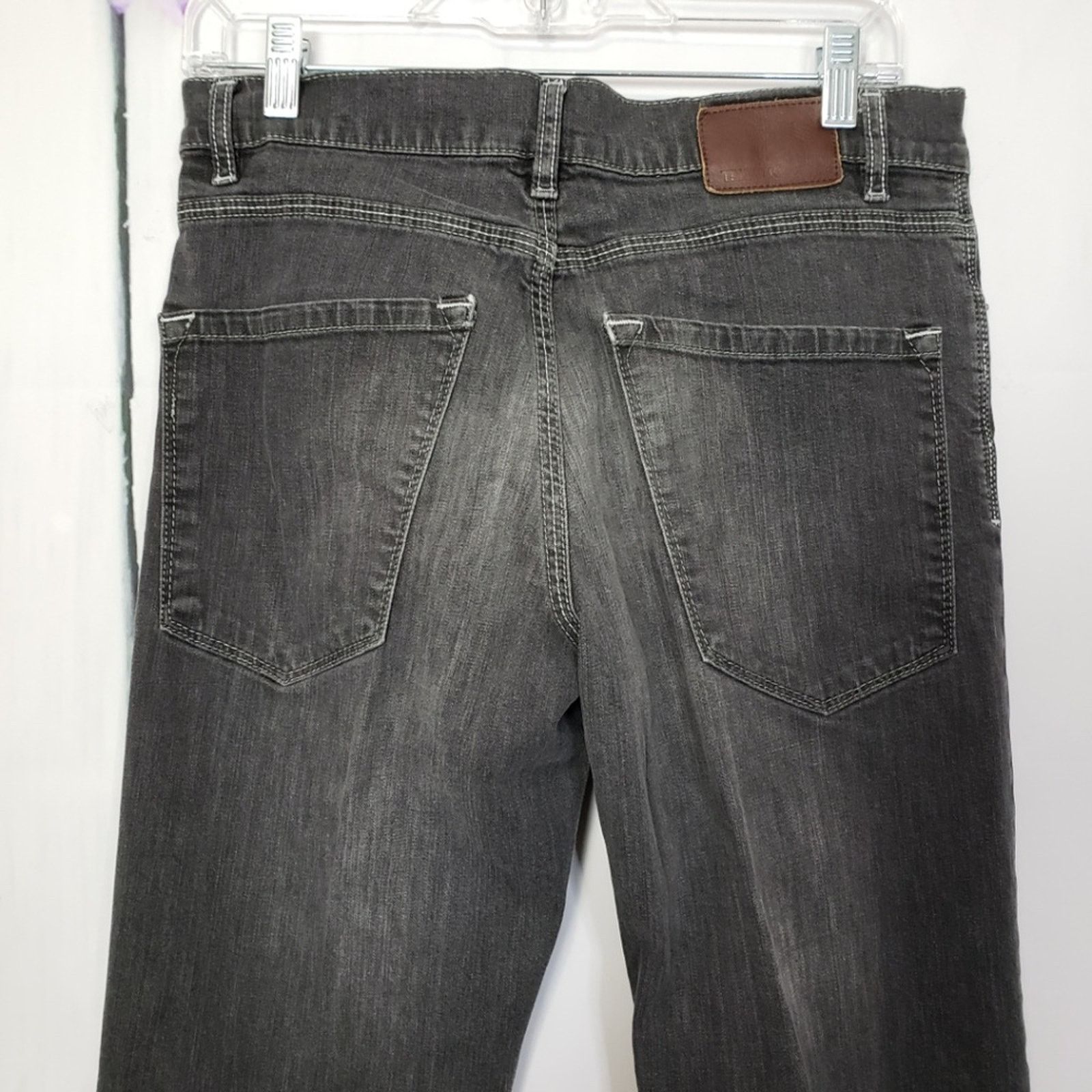 Designer Trigger Jeans Premium Faded Black Denim Jeans 32 Size US 32 / EU 48 - 5 Thumbnail