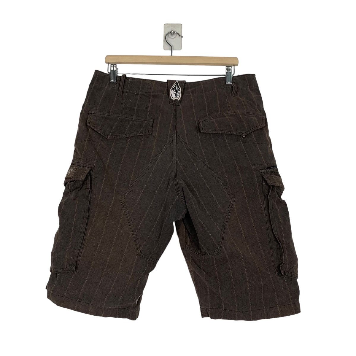 Volcom Volcom Stone Striped Sun Faded Cargo Short Pant #0982-C44 Size US 32 / EU 48 - 7 Thumbnail