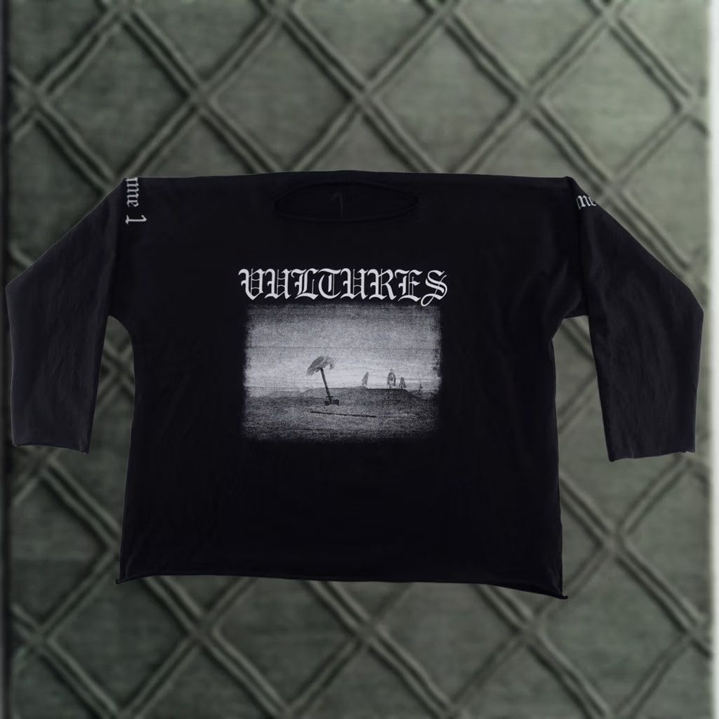 Yeezy Yeezy Ye Kanye West T shirt Adult XL Black Vultures Vol 1 Album Rap Tee Mens Size US XL / EU 56 / 4 - 1 Thumbnail