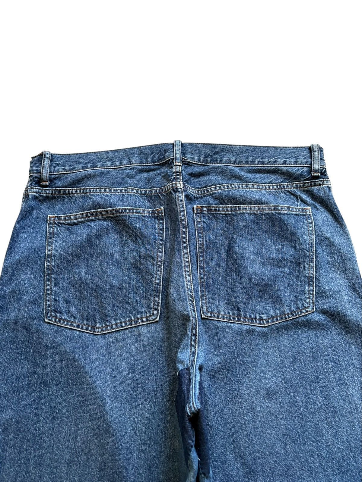 Christophe Lemaire × Japanese Brand × Uniqlo Vintage Uniqlo Blue Wash Loose Baggy Jeans Size US 38 / EU 54 - 8 Thumbnail