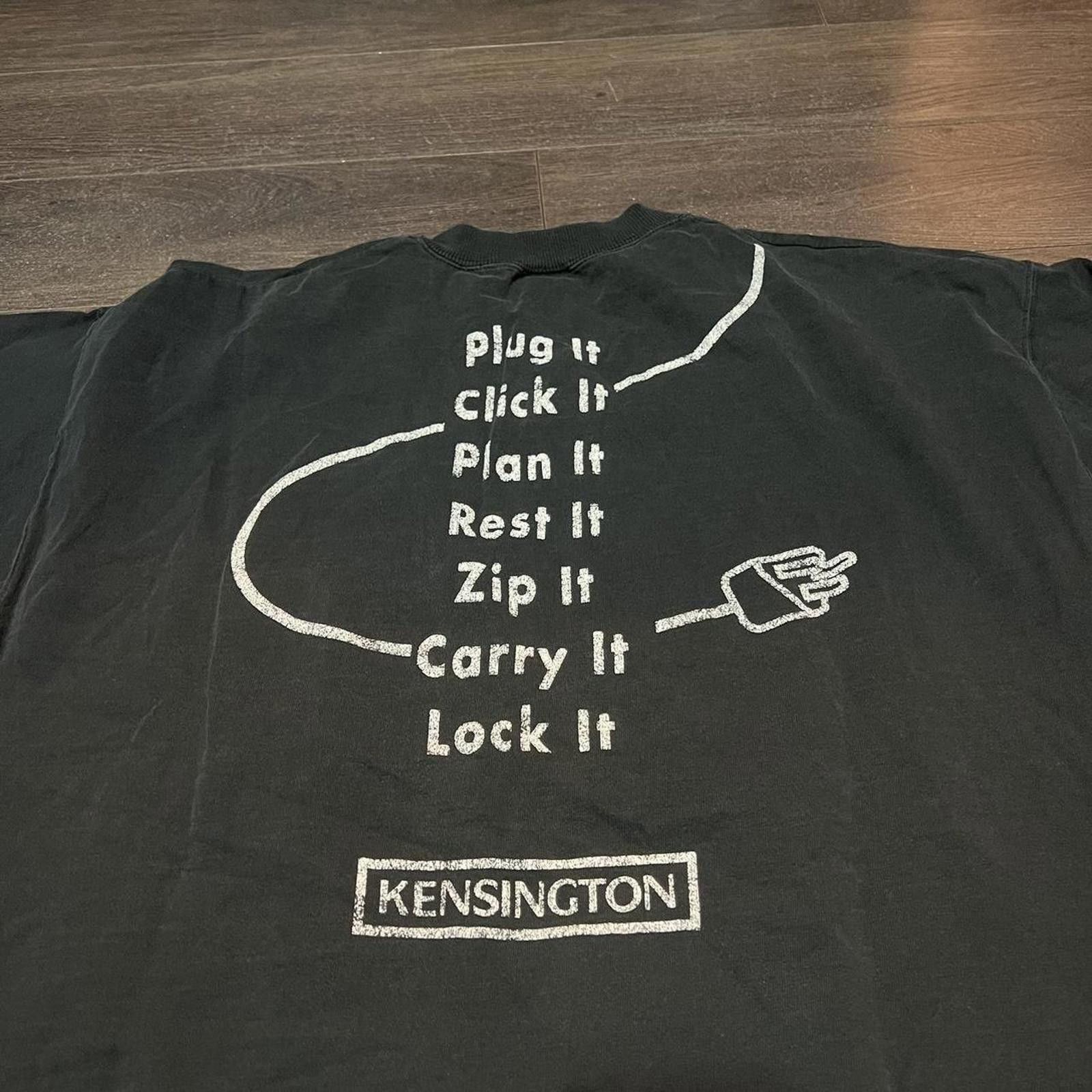 Fruit Of The Loom Vintage Kensington activewear for computers t shirt 90s XL Size US XL / EU 56 / 4 - 4 Thumbnail