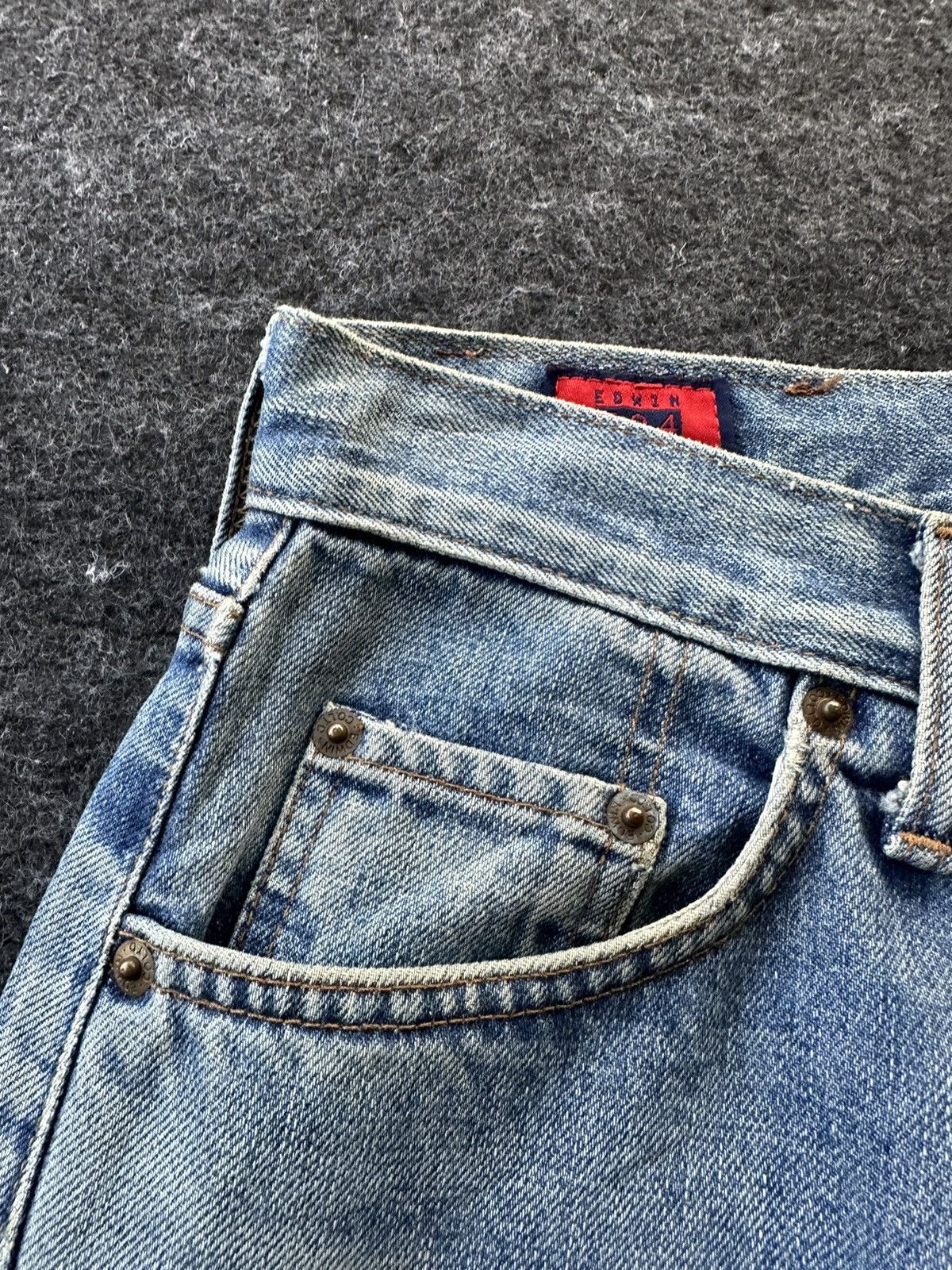 Edwin Vintage Edwin 504 Roomy Baggy Denim D523 Size US 26 / EU 42 - 14 Thumbnail