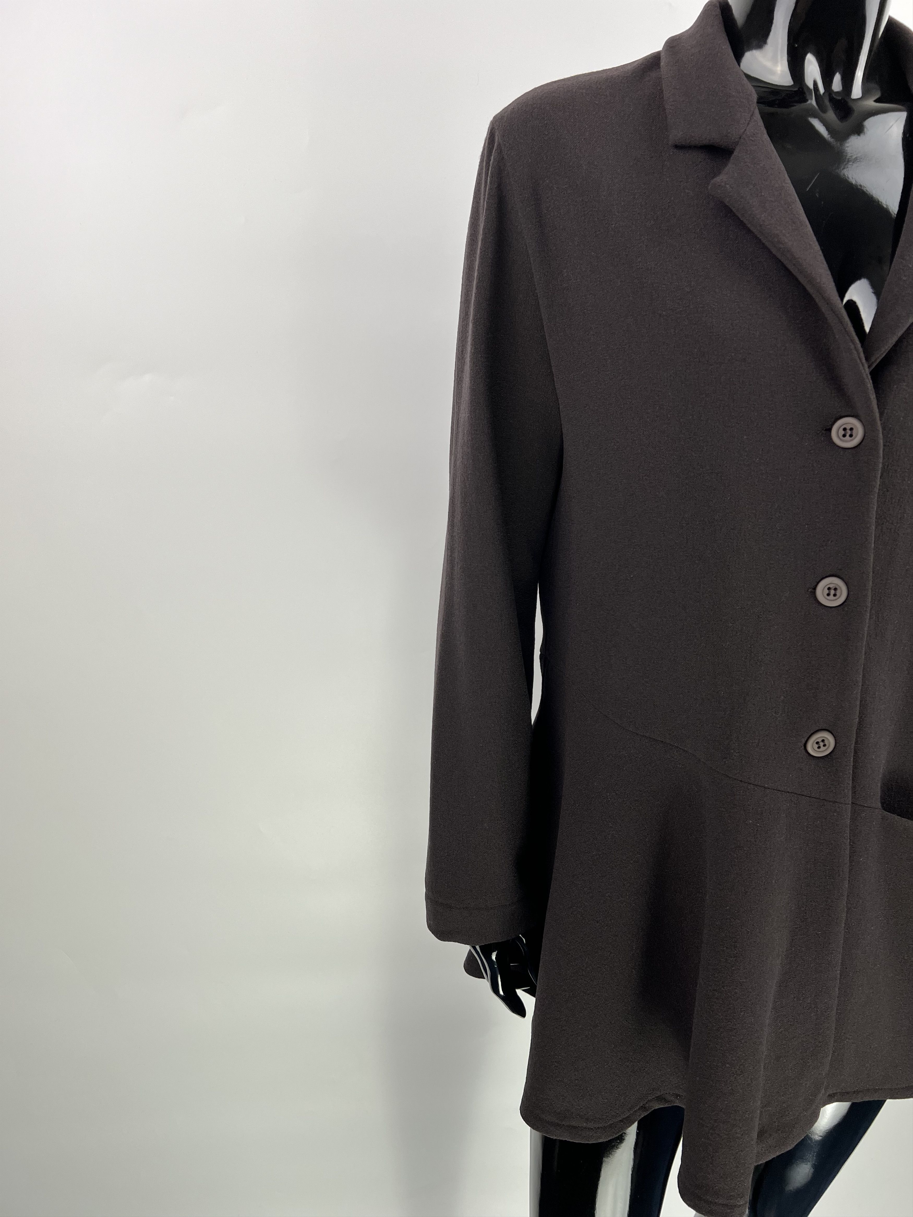 Other Lilith Vintage Wool Unlined Three Button Blazer Jacket Size M / US 6-8 / IT 42-44 - 4 Thumbnail