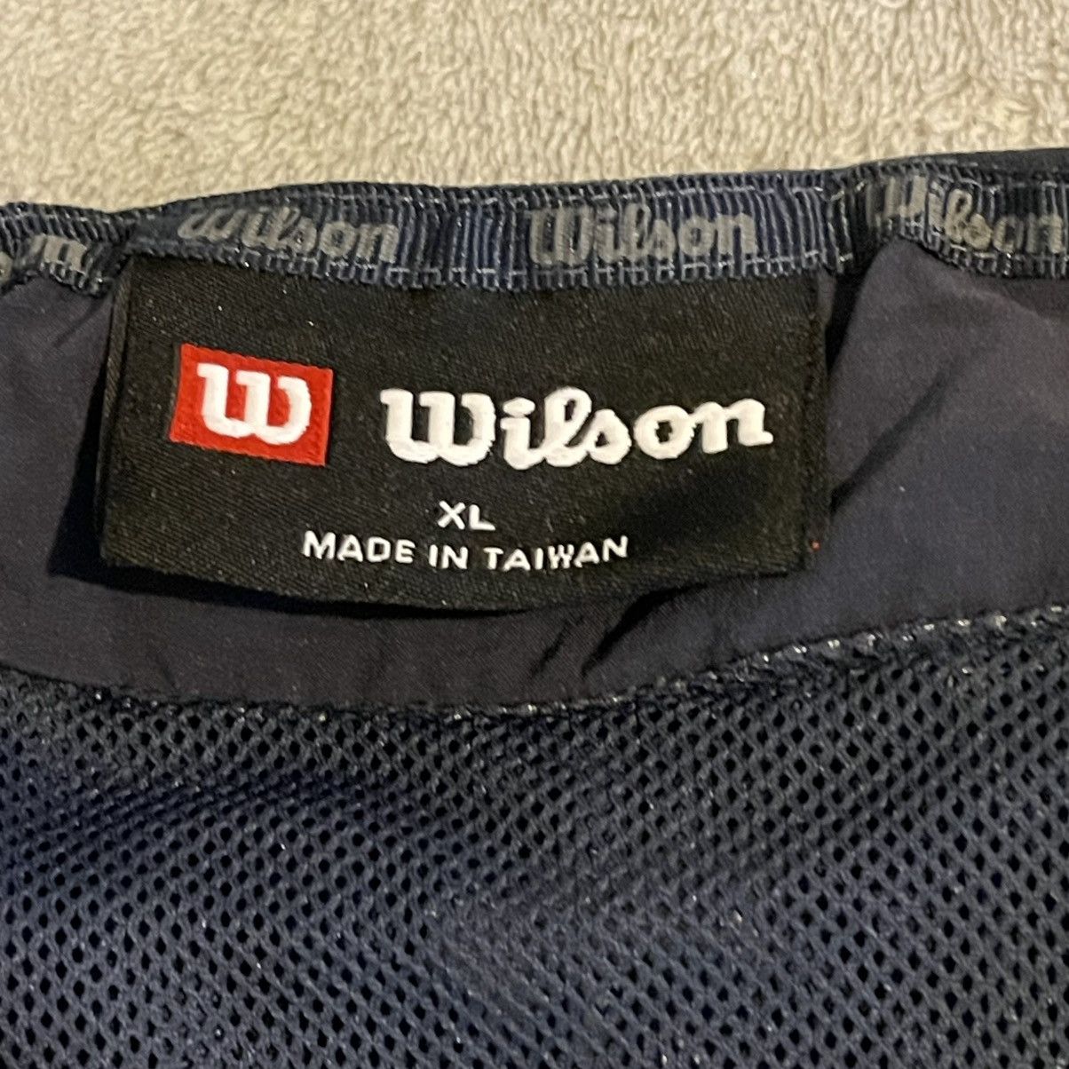 Wilson Vintage Wilson Sweater Men XL Blue Baseball Quarter Zip Size US XL / EU 56 / 4 - 3 Thumbnail