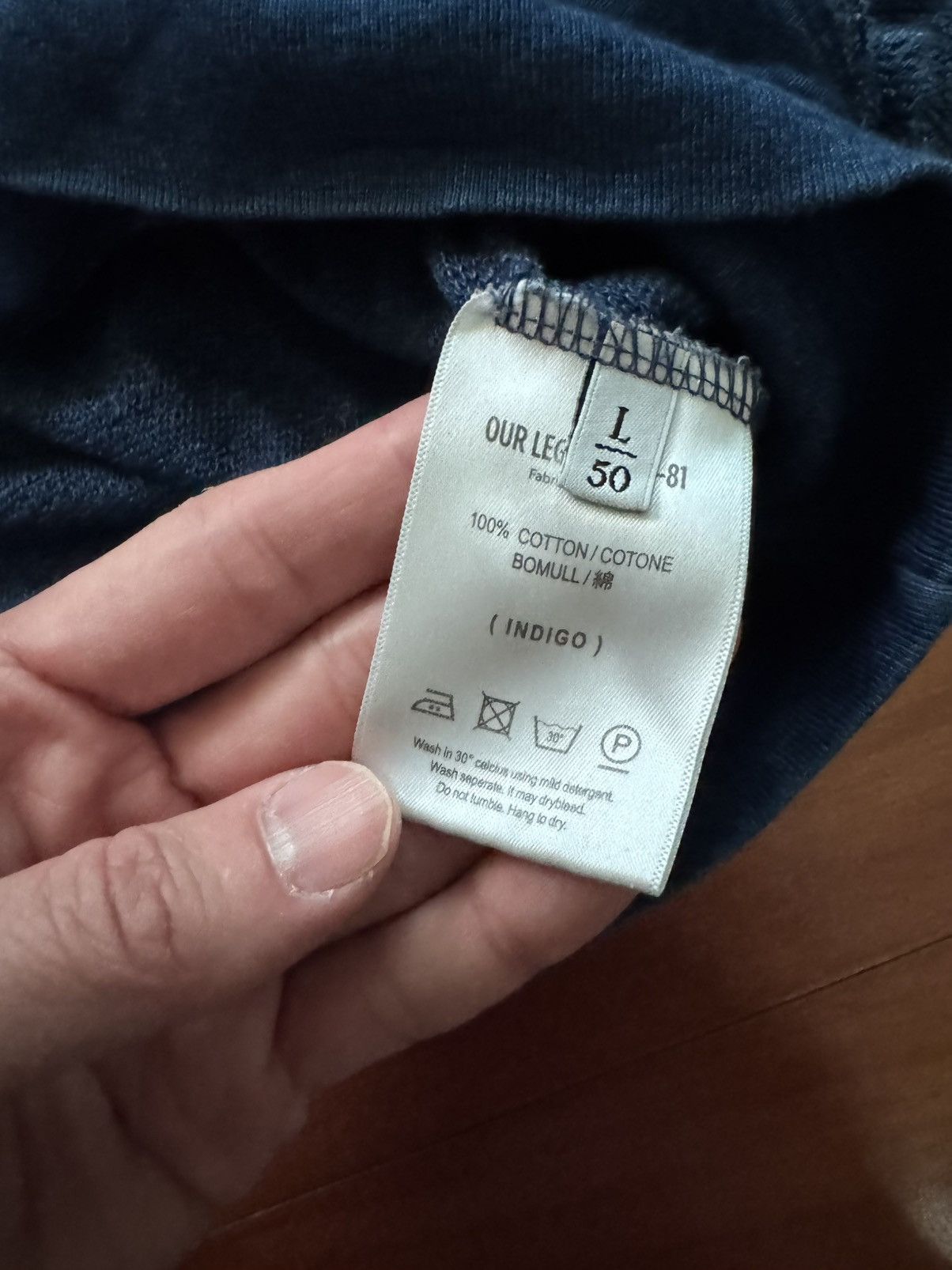 Our Legacy Our Legacy "Great Sweat" Indigo Froté Size US M / EU 48-50 / 2 - 3 Thumbnail