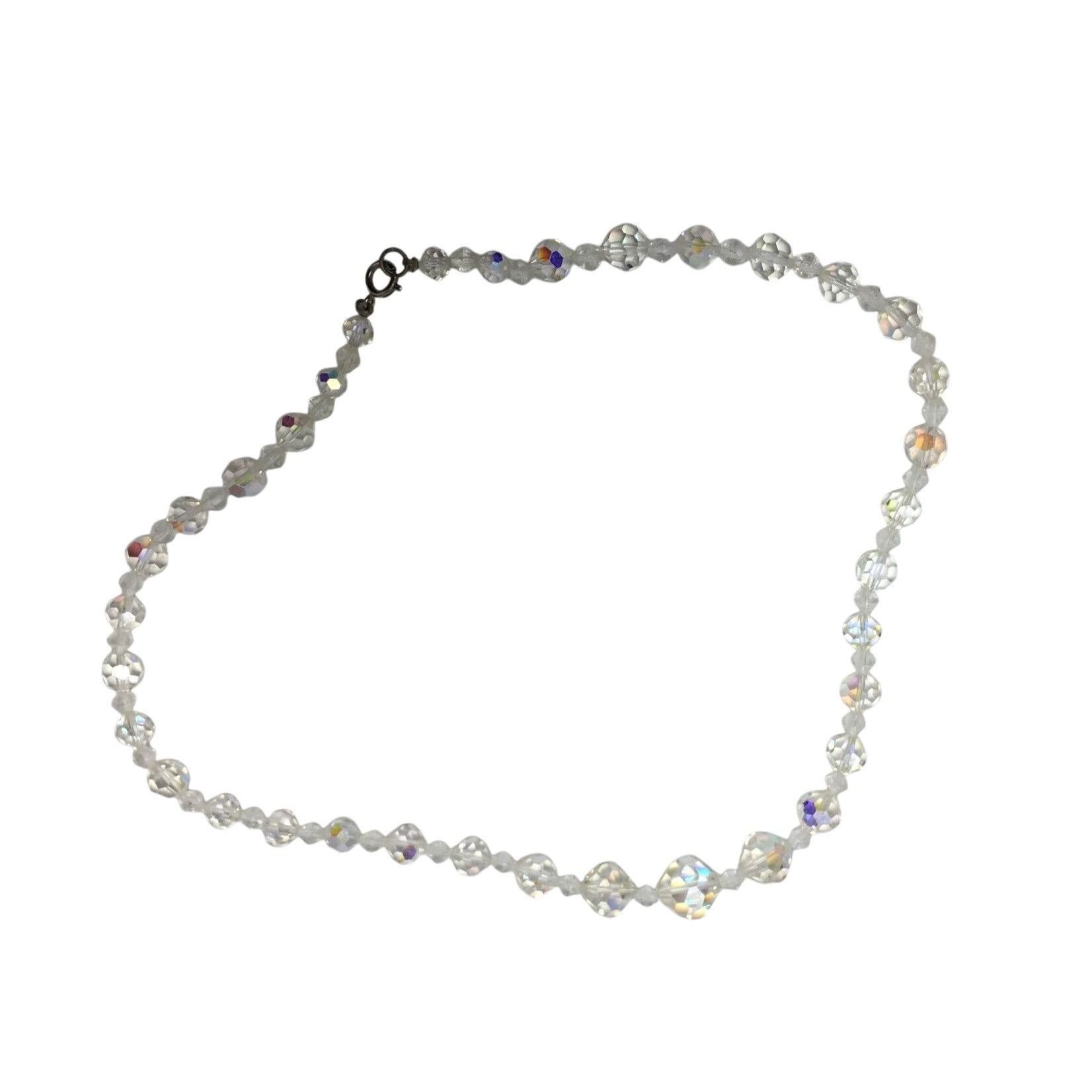 Other Beautiful Women's Necklace with Clear Beads on it & Clasp Size ONE SIZE - 1 Thumbnail