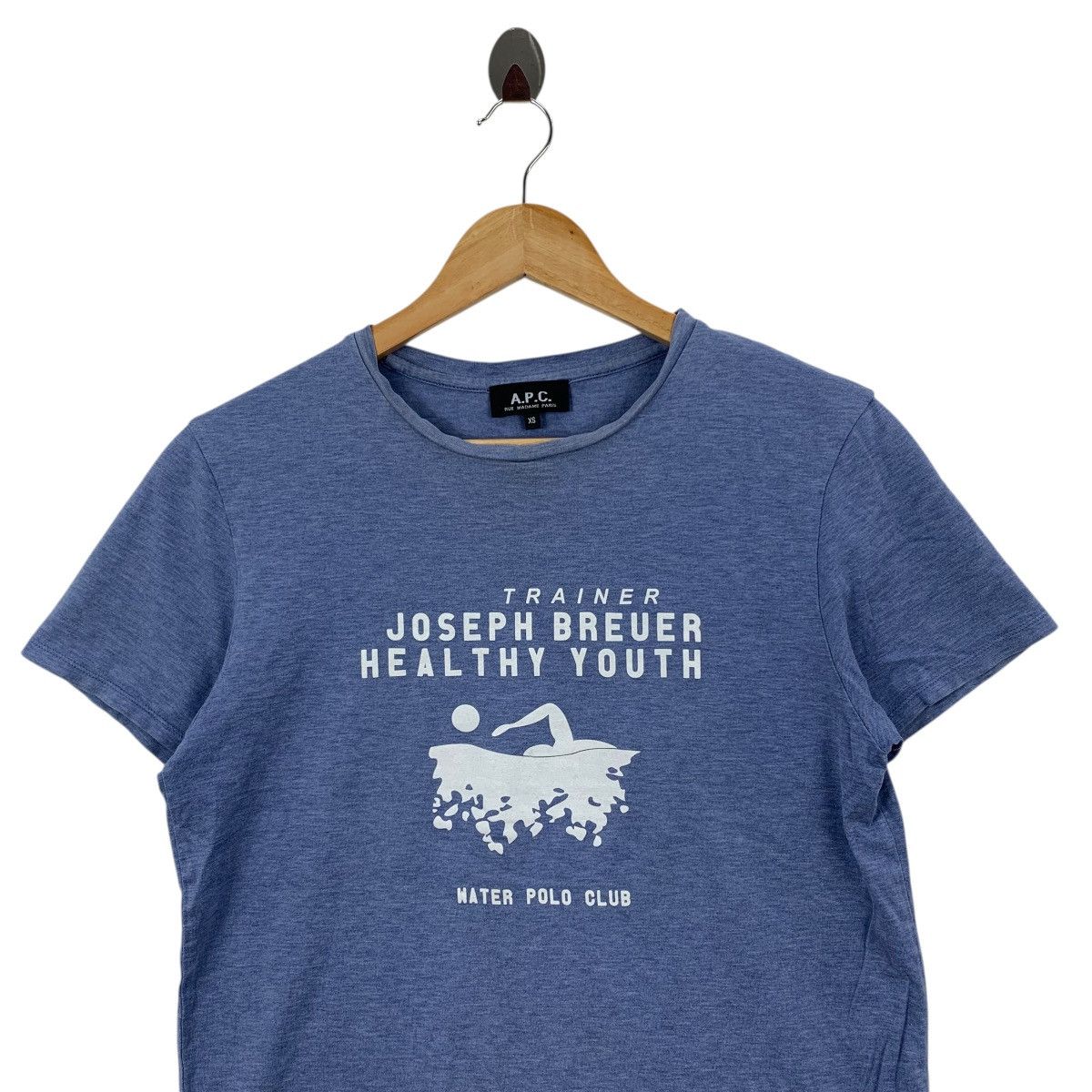 A.P.C. APC Rue Madame Paris Joseph Breuer Healthy Youth Tshirt Size XS / US 0-2 / IT 36-38 - 2 Thumbnail