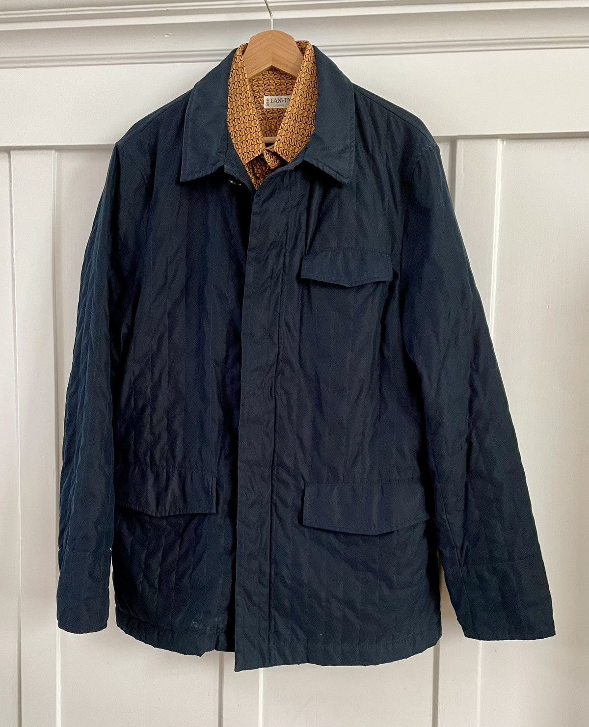 Beretta × Designer Beretta Light Quilted Jacket In Navy Size 52 Made In Italy Size US L / EU 52-54 / 3 - 3 Thumbnail