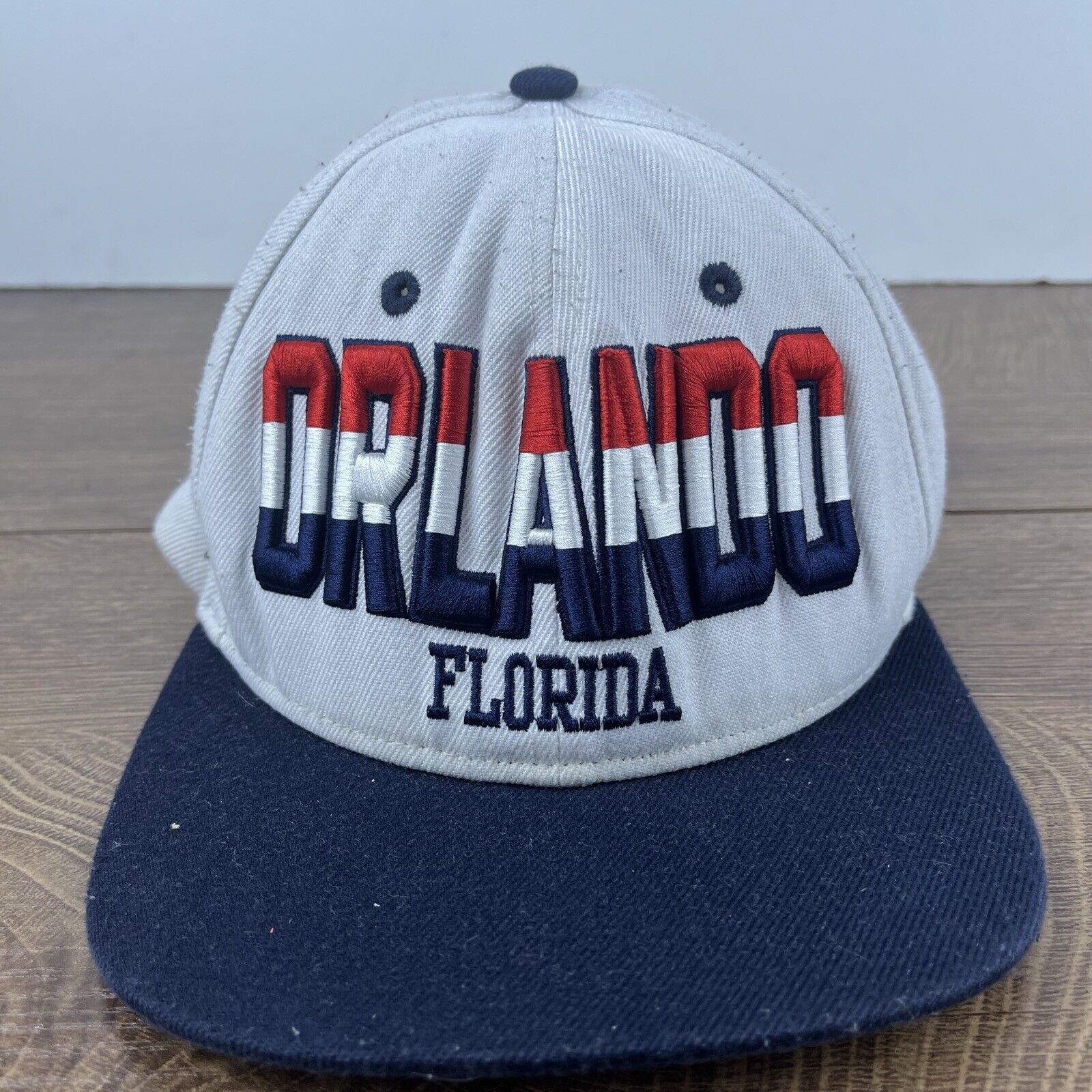 Other Orlando Florida Hat Snapback Adjustable Hat Gray White Adjus Size ONE SIZE - 4 Thumbnail