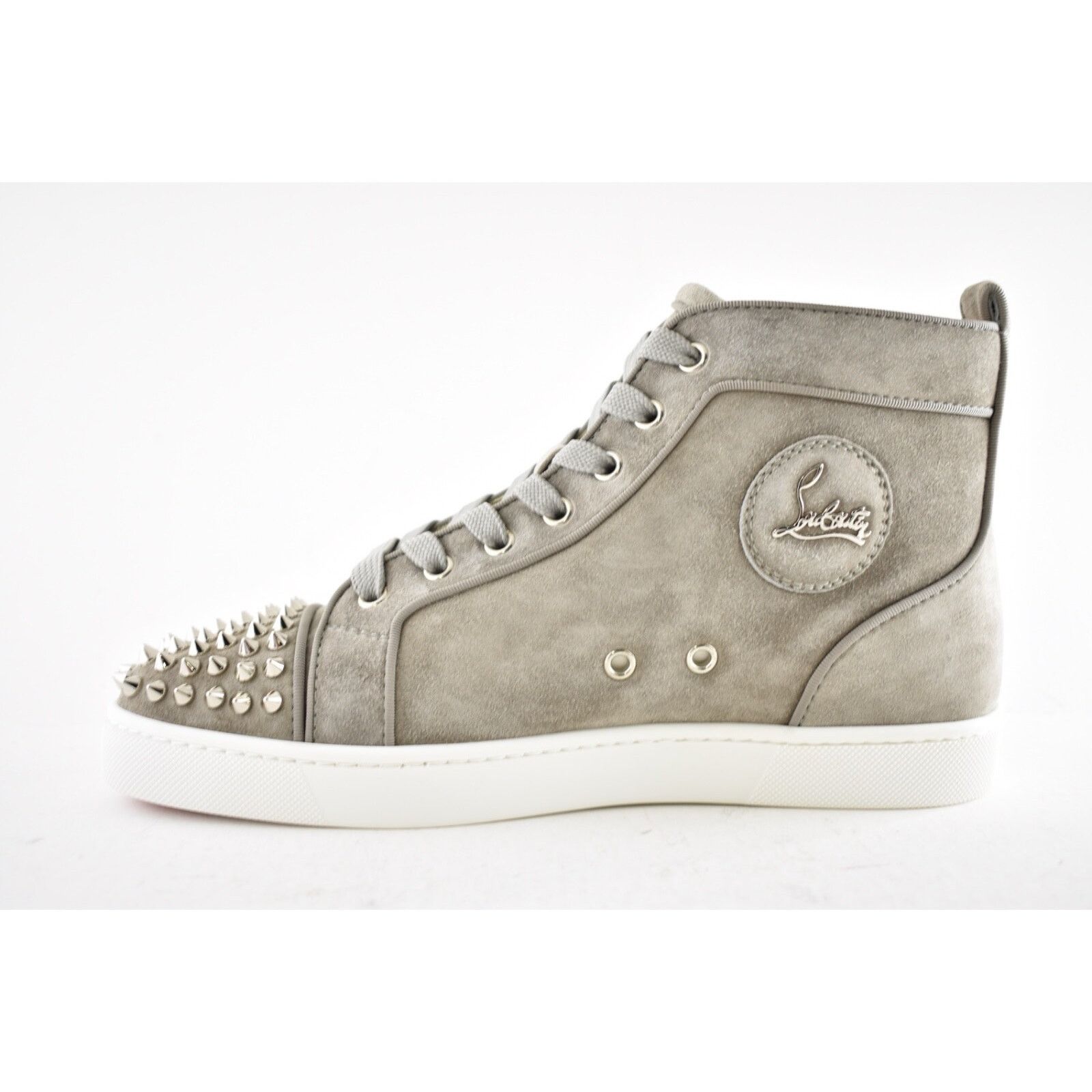 Christian Louboutin Christian Louboutin Mens Lou Spikes Orlato Flat Gres Size US 7 / EU 40 - 6 Thumbnail