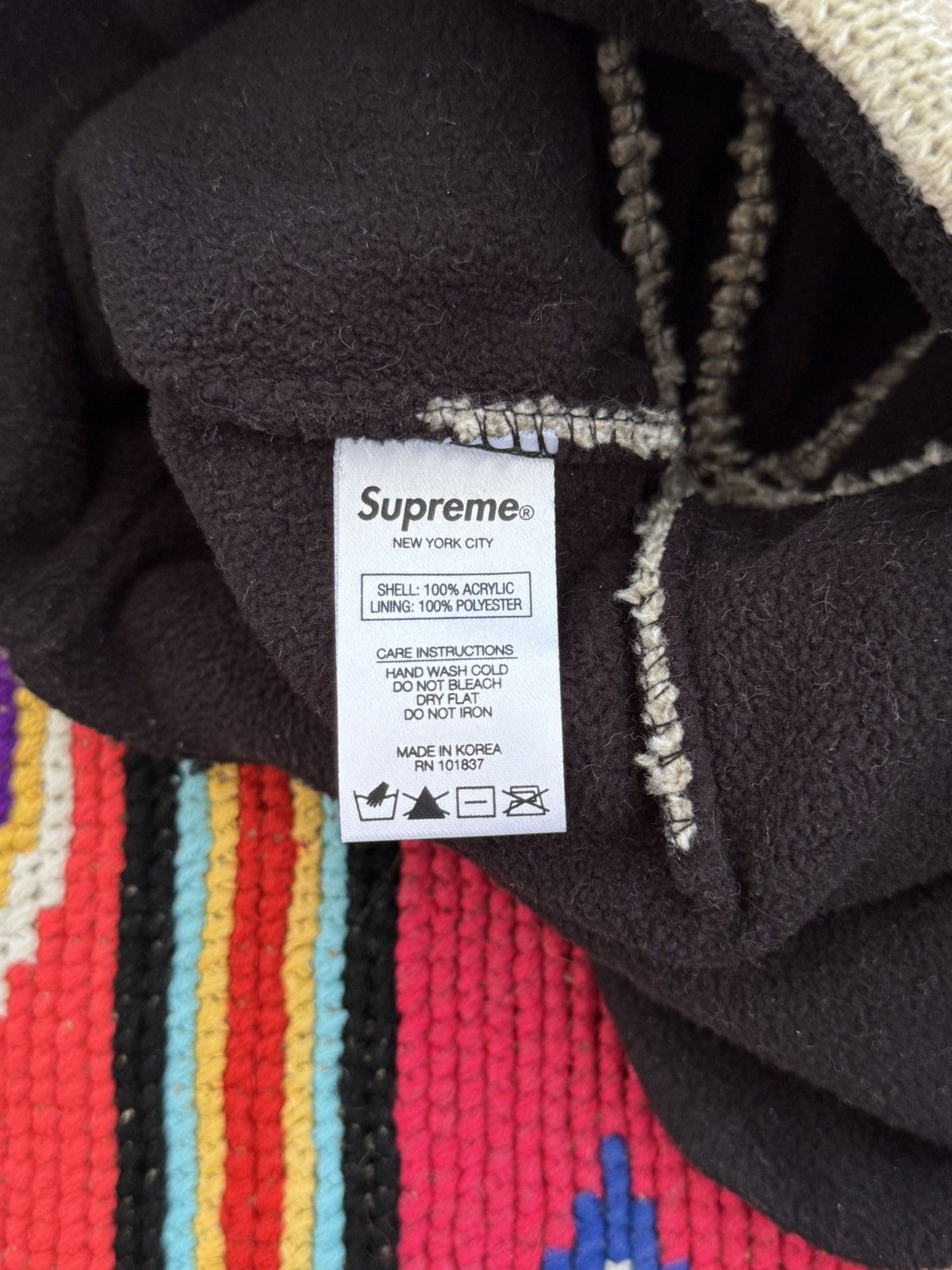 Supreme Supreme Logo Heathered Earflap Beanie Size ONE SIZE - 7 Thumbnail