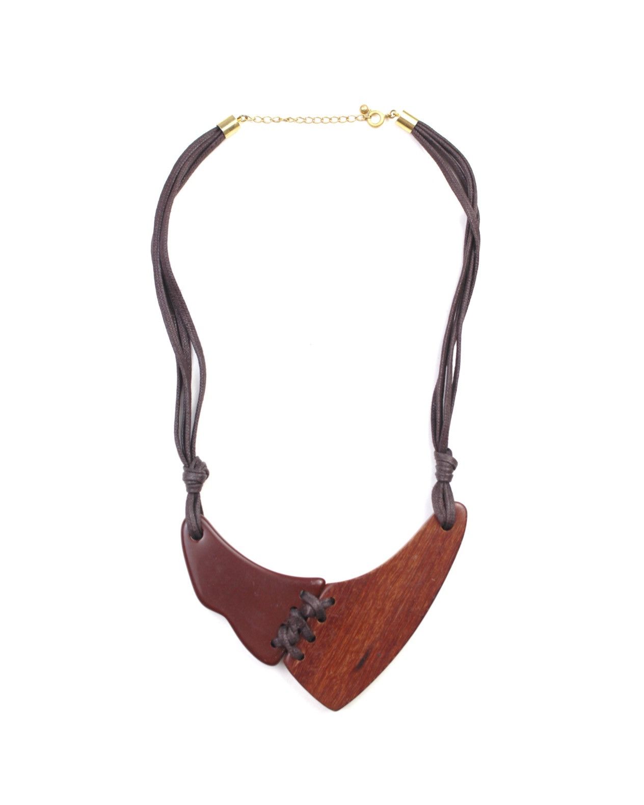 Hysteric Glamour 2000S JAPANESE MADE DUAL-FORM FUSION WOOD RESIN NECKLACE Size ONE SIZE - 2 Thumbnail