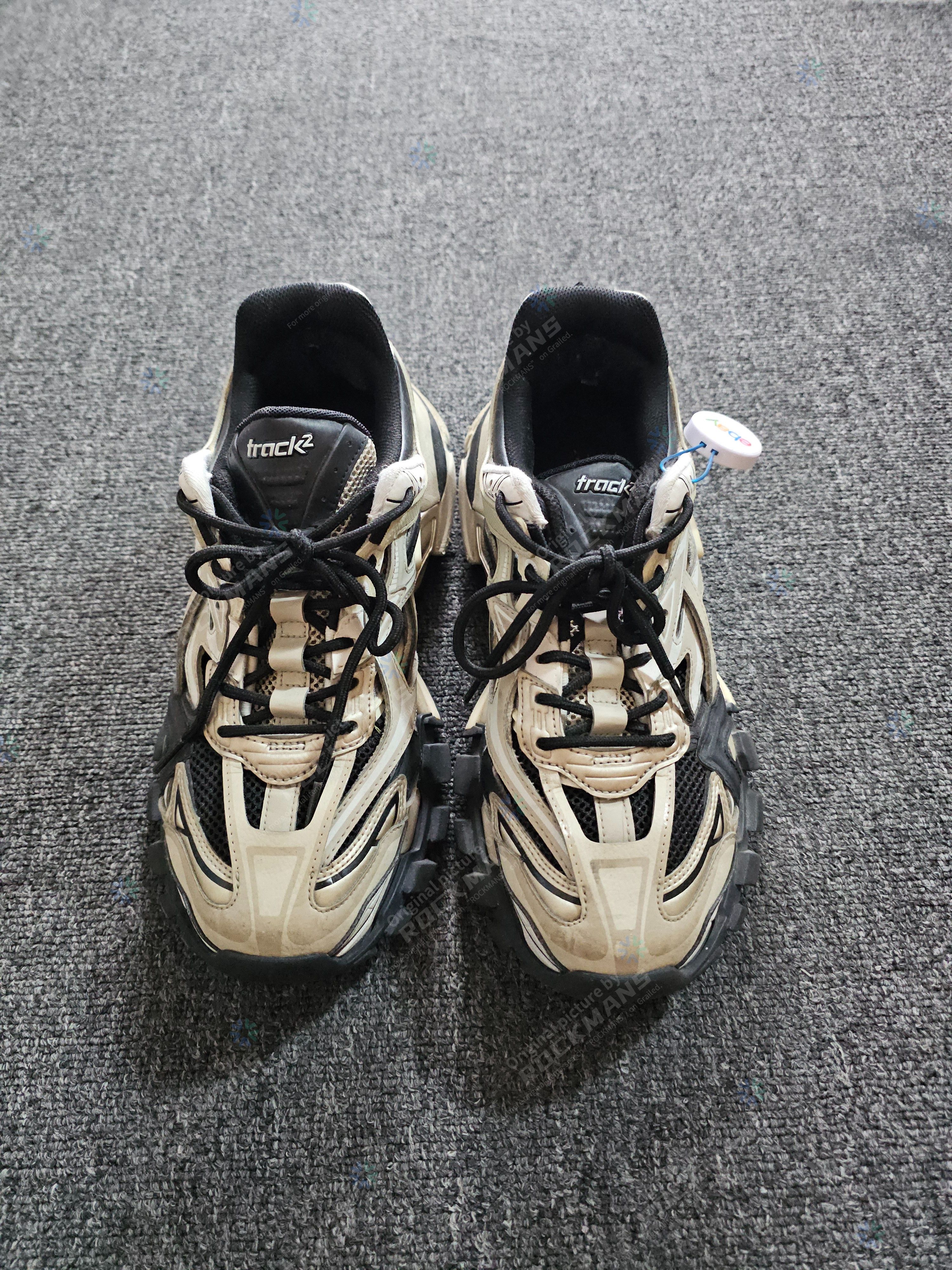 Balenciaga Balenciaga Track.2 Sneaker 'Beige Black' | Grailed