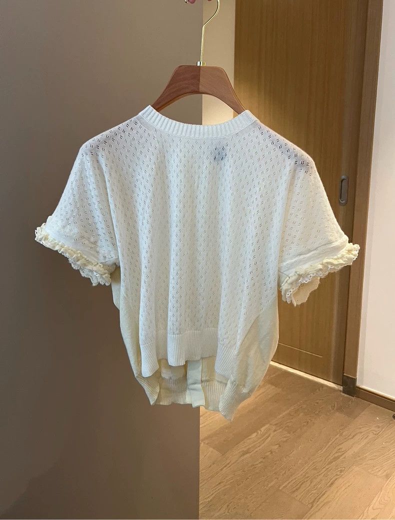 Comme des Garcons Comme Des Garcons size 均码 Cutout knit top Size S / US 4 / IT 40 - 5 Thumbnail
