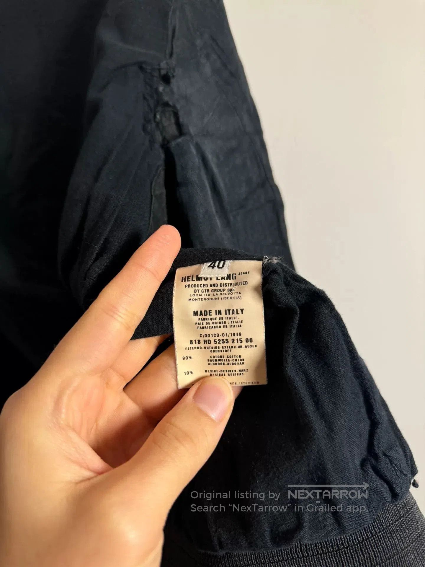 Helmut Lang helmut lang high neck bomber jacket. Size US M / EU 48-50 / 2 - 4 Thumbnail