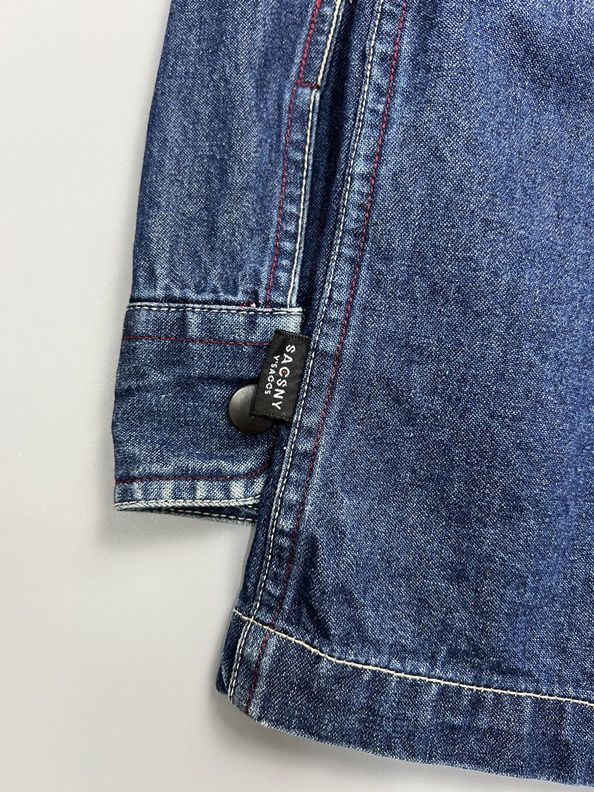 Japanese Brand × Vintage × Y's for Men Vintage Y'saccs 'Yohji Yamamoto' Chore Denim Jackets Size US M / EU 48-50 / 2 - 5 Thumbnail