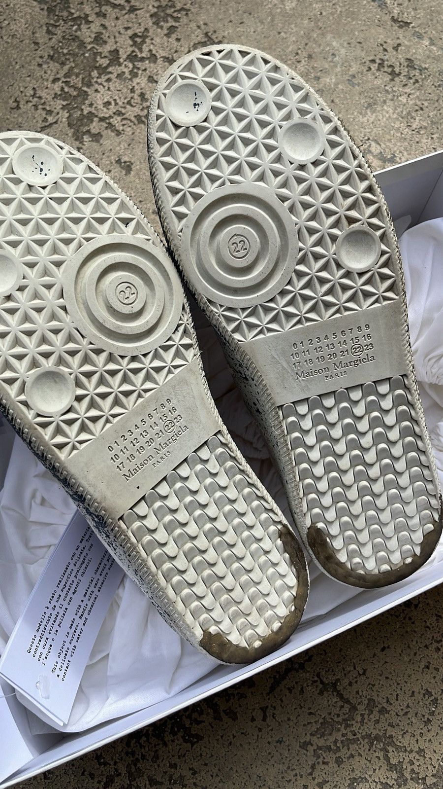 Maison Margiela Maison Margiela Gat Replica Canvas Oil Blue Size US 9 / EU 42 - 11 Thumbnail