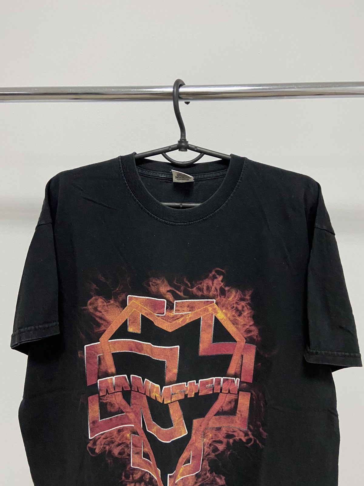 Band Tees × Vintage Rammstein Vintage Big Logo T Shirt Rock Band Skate Size US XL / EU 56 / 4 - 1 Thumbnail