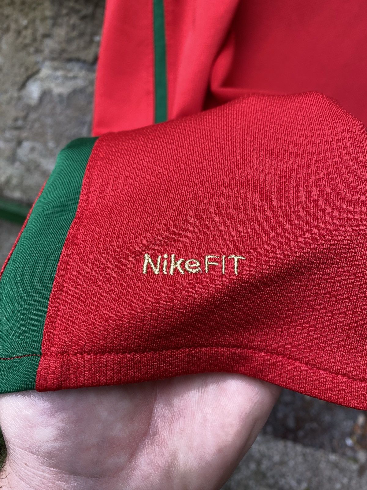Nike Portugal 2008 2009 Home Football Soccer Jersey Italy France Size US XL / EU 56 / 4 - 4 Thumbnail