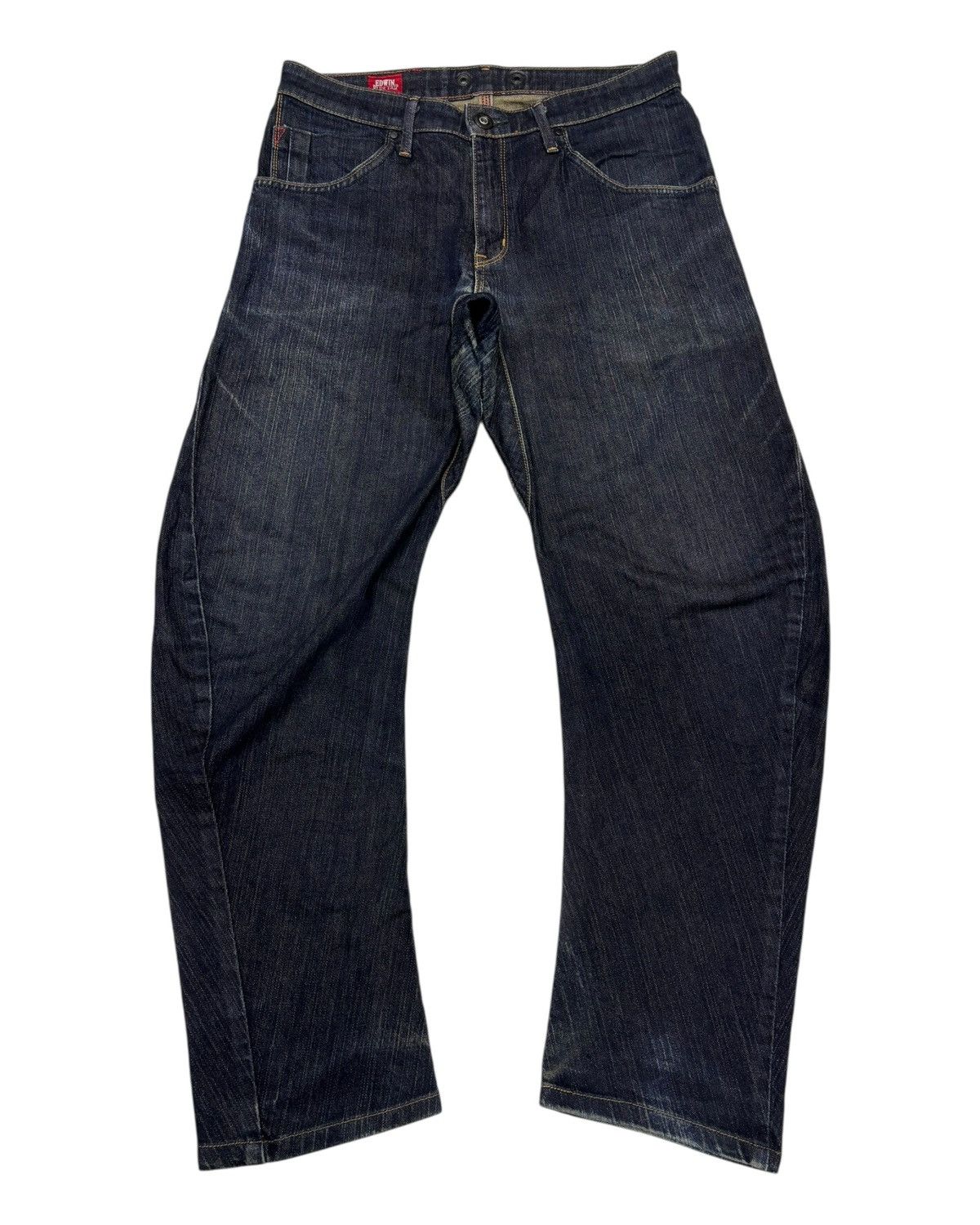 Hysteric Glamour Edwin Blue Trip Curved Jeans Banana Cut Denim Size US 30 / EU 46 - 1 Thumbnail