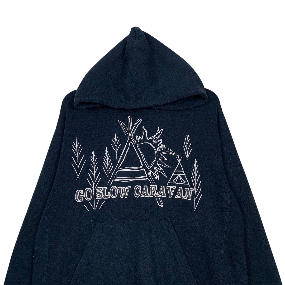 go slow caravan Go Slow Caravan Big Logo Pullover Hoodie Size US M / EU 48-50 / 2 - 2 Thumbnail