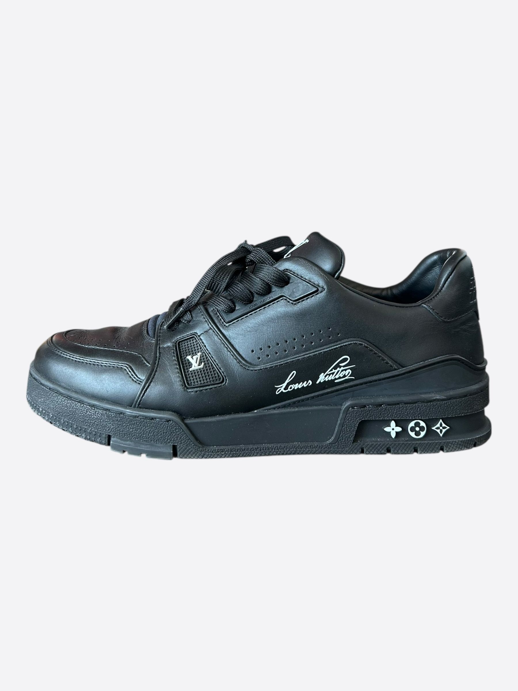 Louis Vuitton Louis Vuitton Black Signature Trainer Size US 9 / EU 42 - 3 Thumbnail