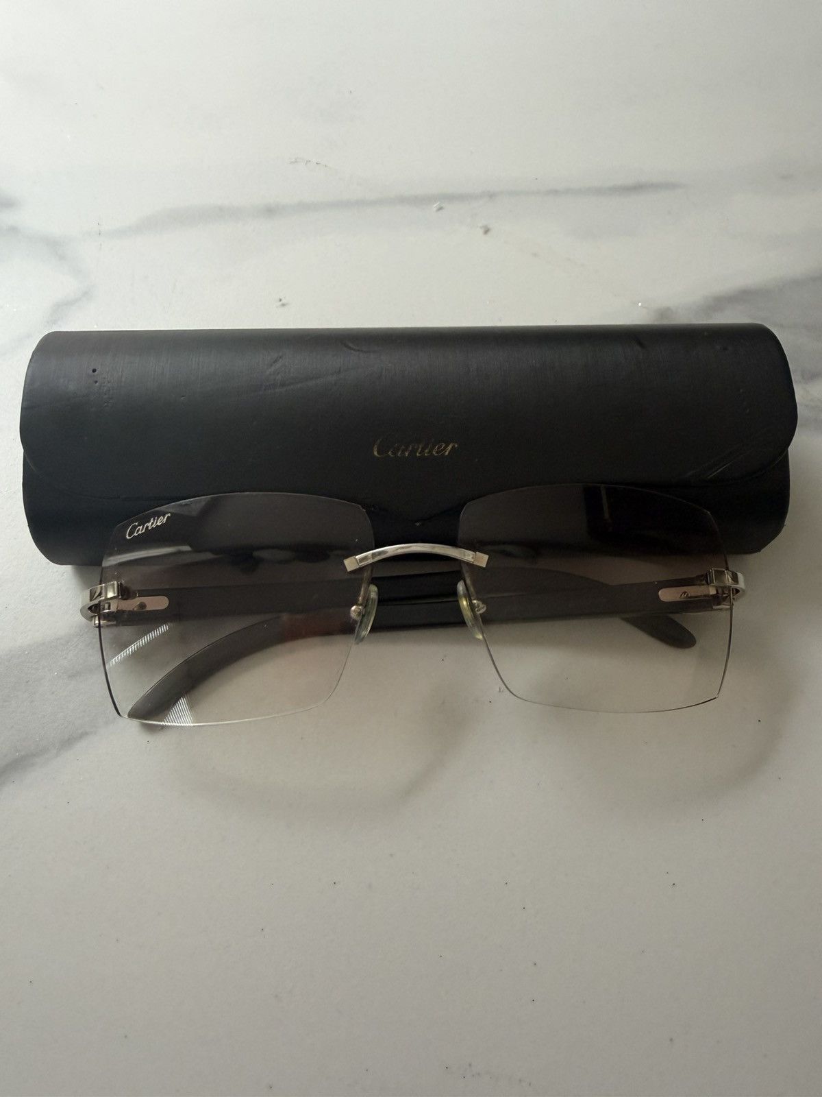 Cartier Cartier Buffalo Frames with Silver Size ONE SIZE - 2 Thumbnail