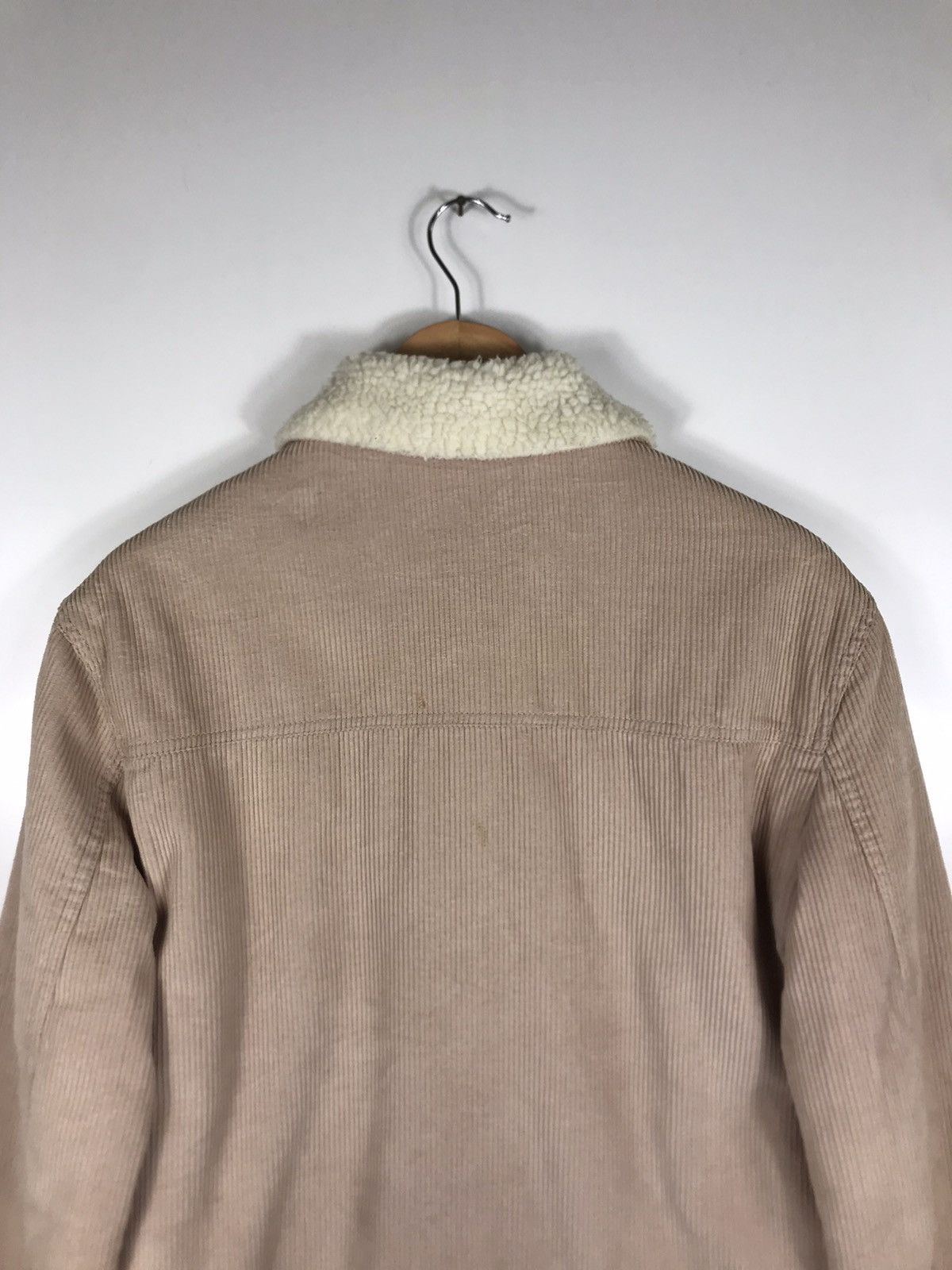 Bershka 🔥Bershka Corduroy Sherpa In Side Trucker Jacket Size US S / EU 44-46 / 1 - 17 Thumbnail