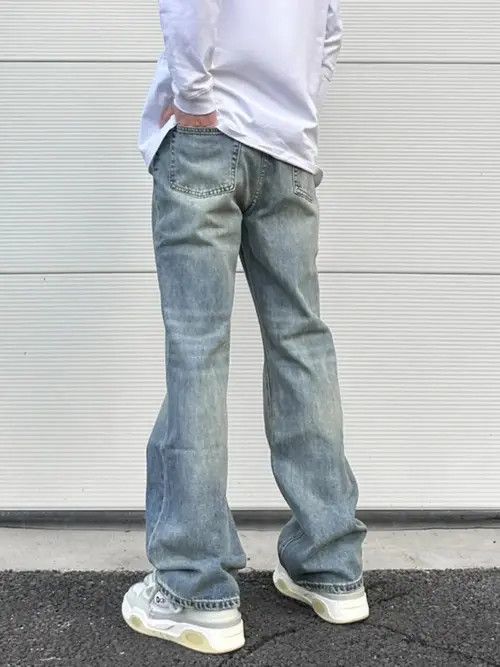 Japanese Brand × Jean Blue Flared Denim Jeans Size US 30 / EU 46 - 3 Thumbnail