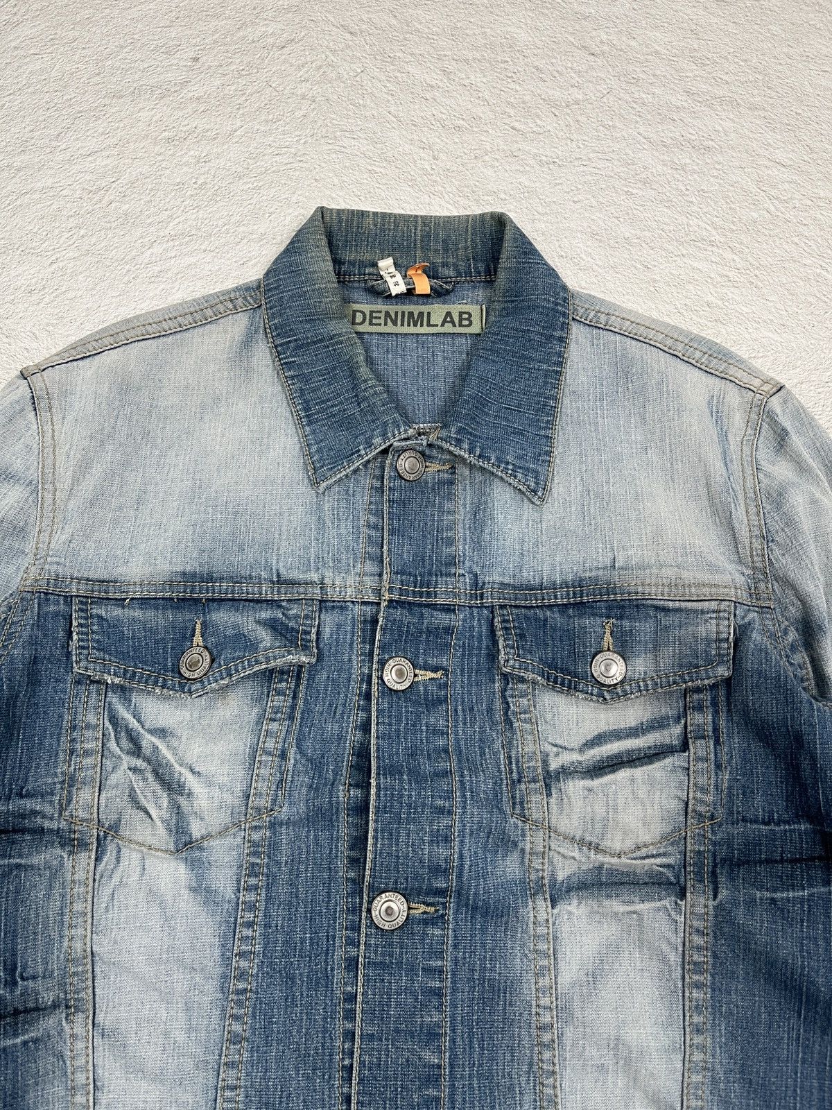 Number (N)ine Denim Lab - Super Washed Denim Jacket Size US L / EU 52-54 / 3 - 3 Thumbnail