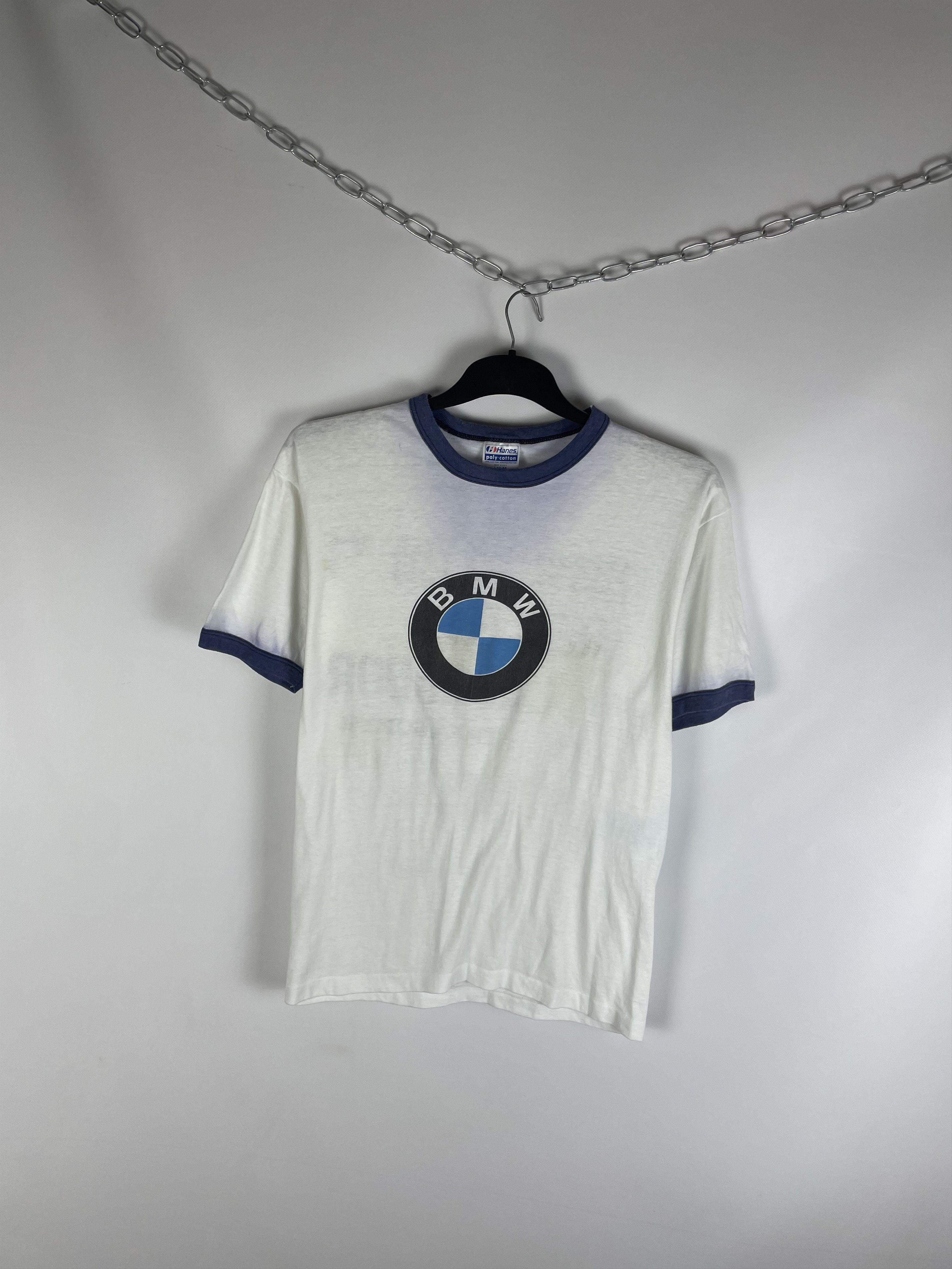 BMW Vintage 90s BMW T-shirt Tee Size US L / EU 52-54 / 3 - 2 Thumbnail