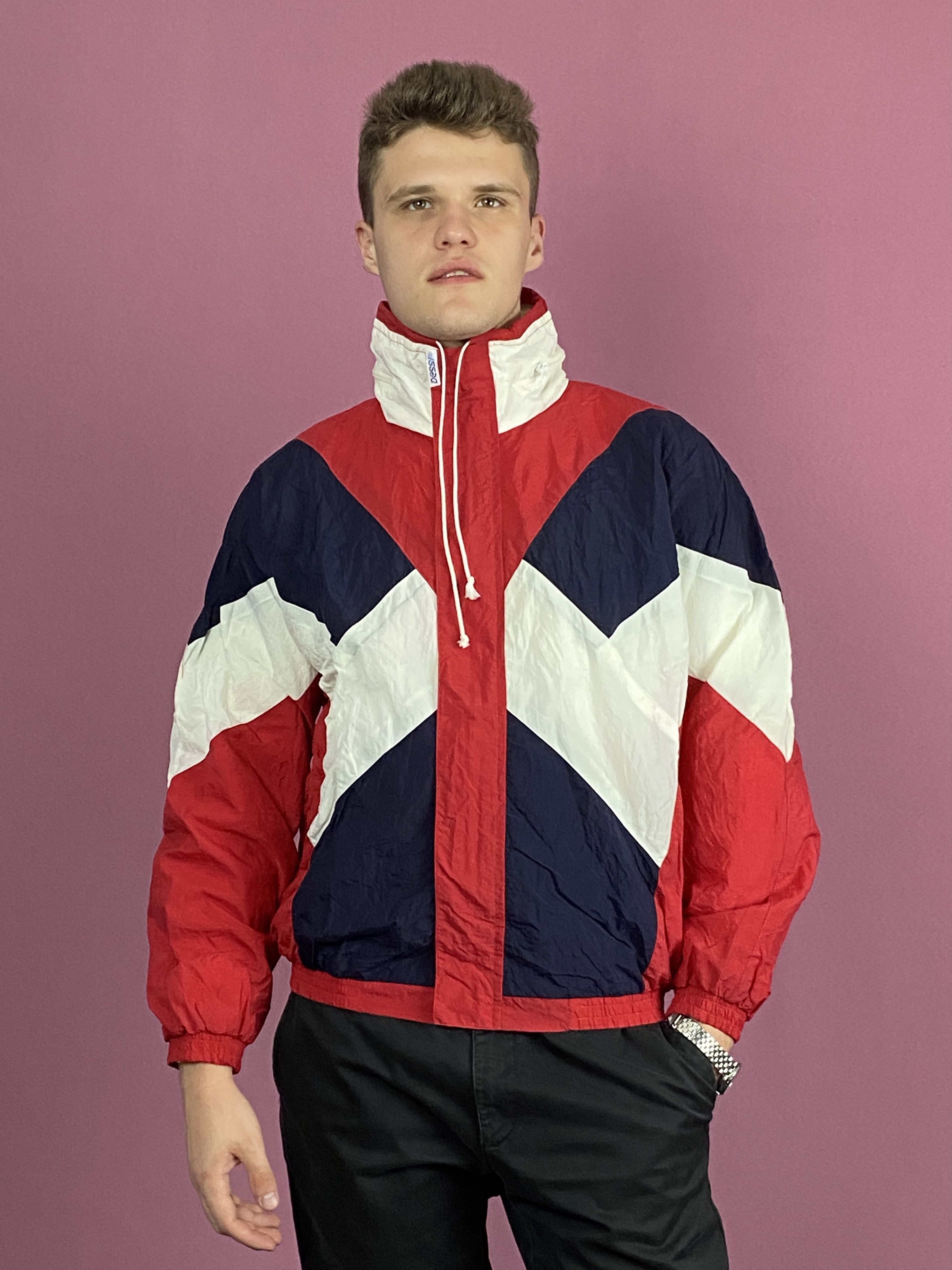 Vintage 90s Vintage Men's Windbreaker Jacket - M Size US M / EU 48-50 / 2 - 1 Thumbnail