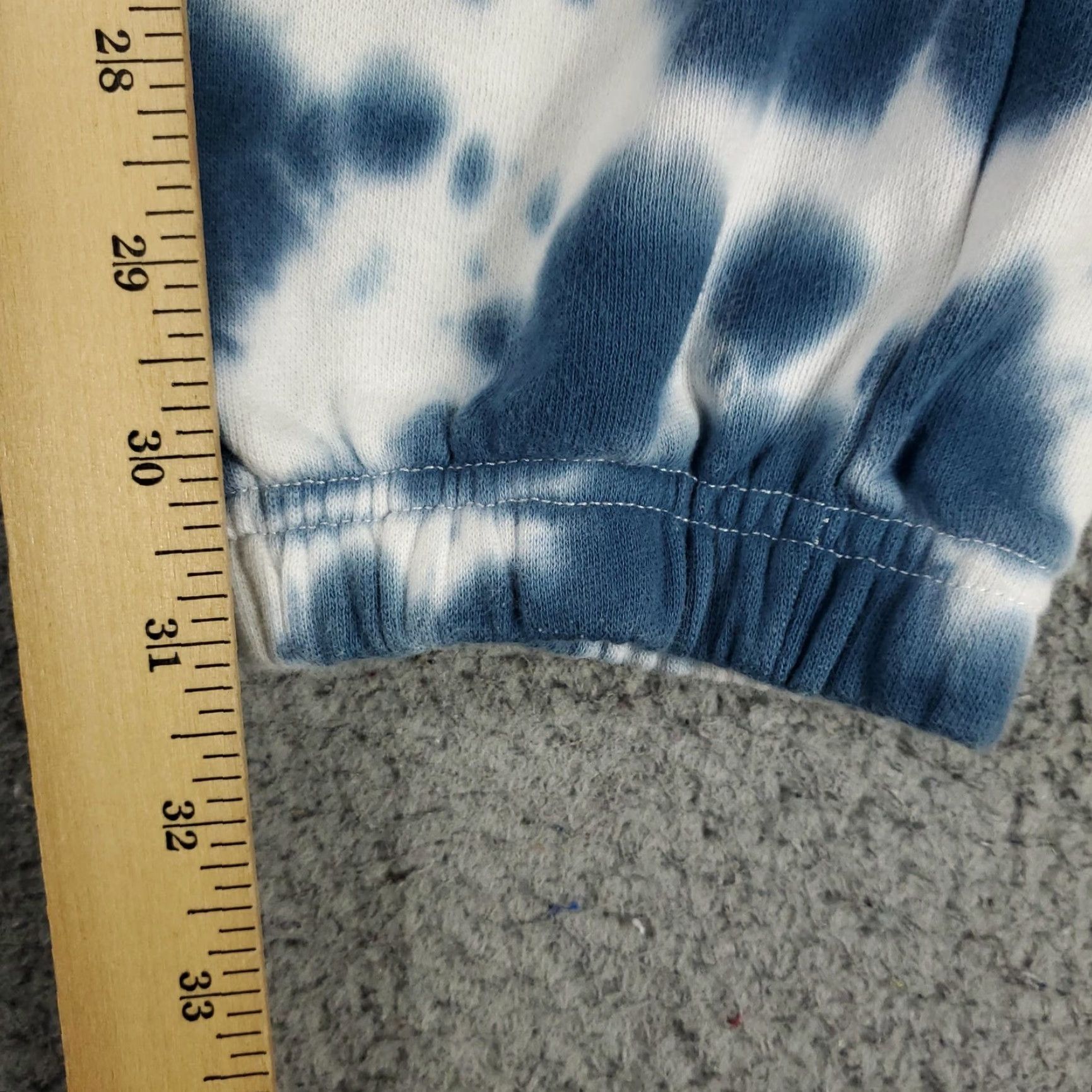 True Religion True Religion Sweatpants Mens Small Blue White Tie Dye Joggers Logo Drawstring Size US 29 - 7 Thumbnail