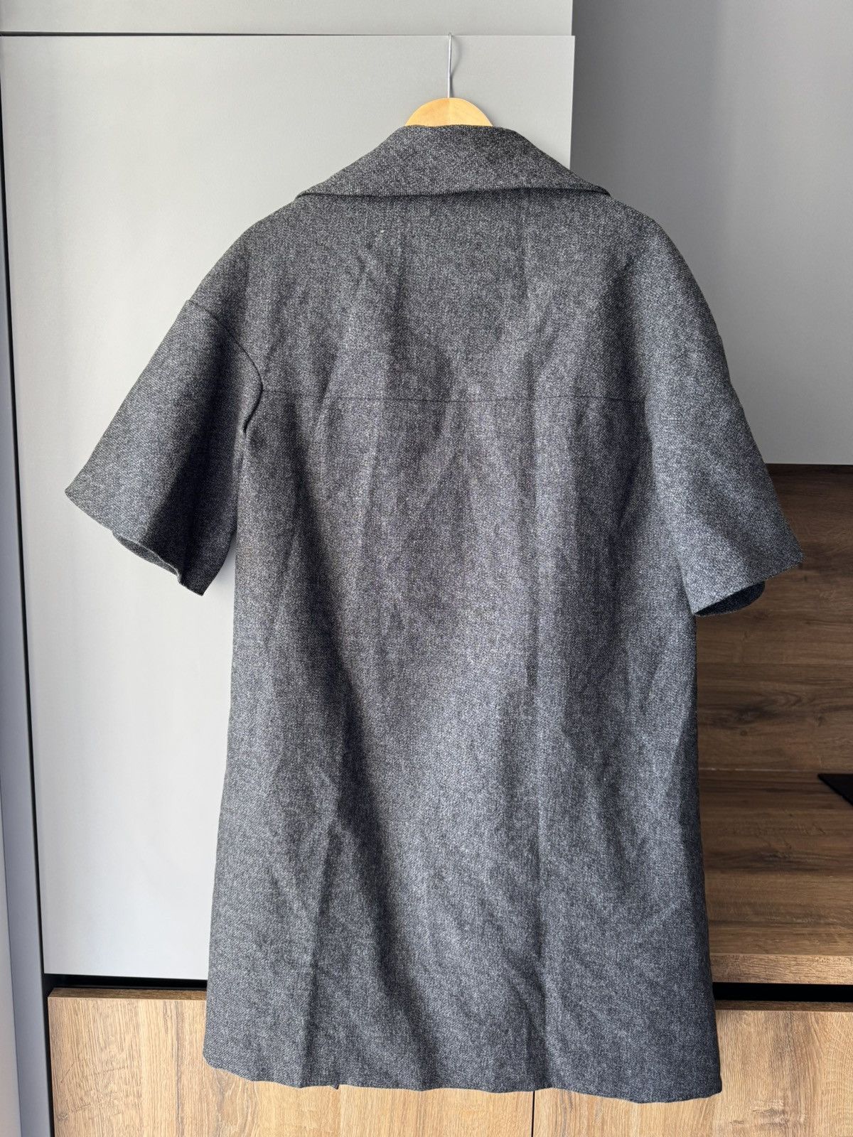 Marni × Vintage Vintage MARNI Wool Open Coat Half Sleeve Size S / US 4 / IT 40 - 5 Thumbnail