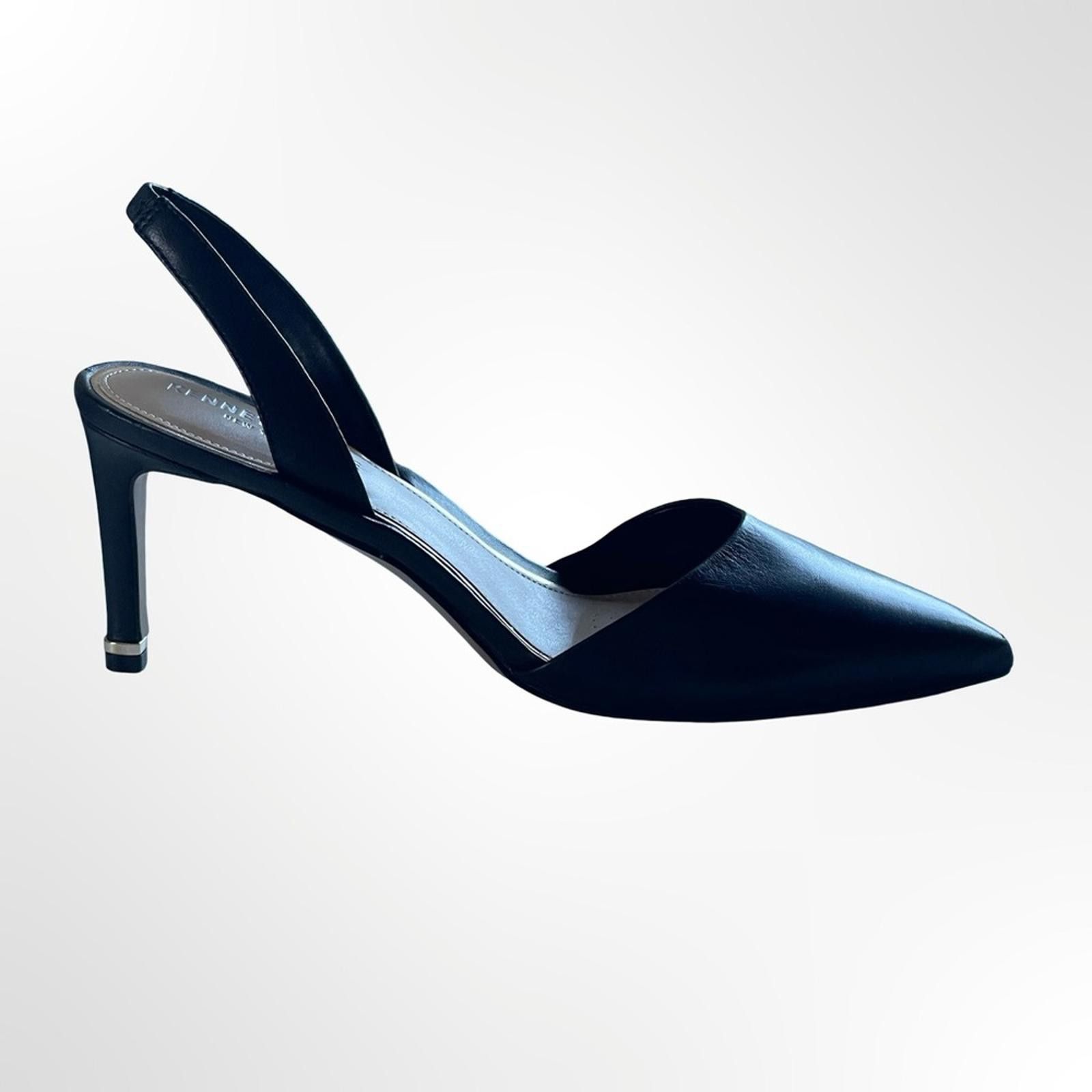 Kenneth Cole Kenneth Cole Black Slingback Heels NWOT in size 8 Size US 8 / IT 38 - 4 Thumbnail