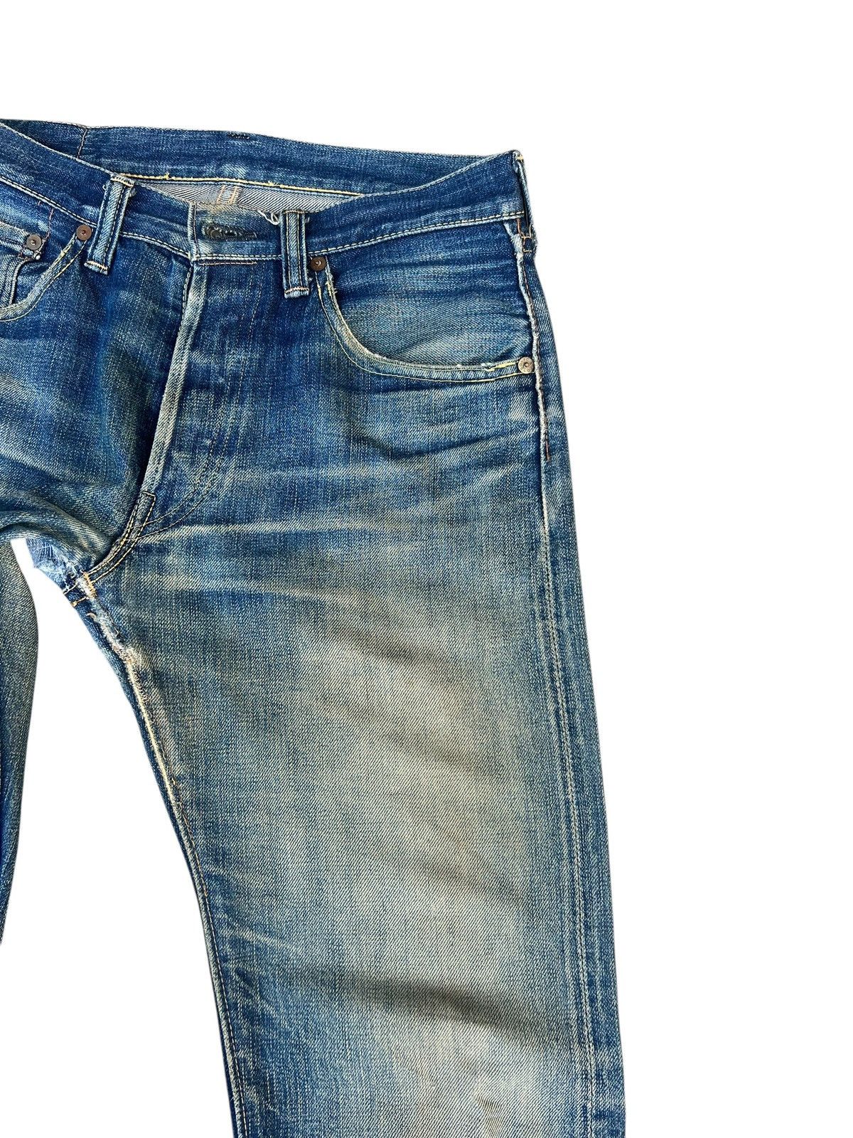 Full Count & Co. Vintage Full Count Trashed Dirty Mud Denim Selvedge Jeans Size US 29 - 11 Thumbnail
