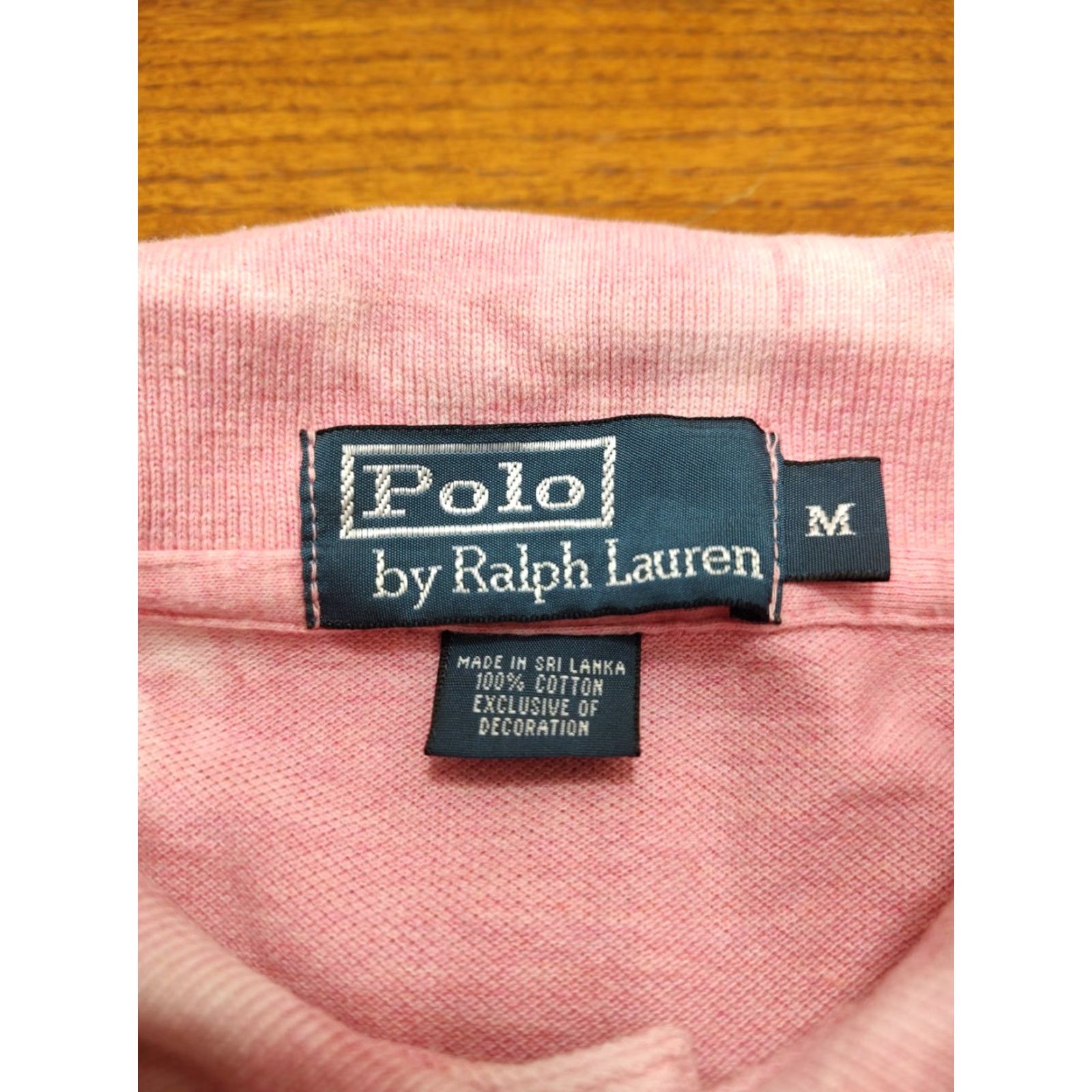 Polo Ralph Lauren VINTAGE Polo Ralph Lauren Shirt Mens M Pink 100% Cotton Tie Dye Acid Wash Short Sleeve Polo Shirt College 90s USA Mens Size US M / EU 48-50 / 2 - 4 Thumbnail