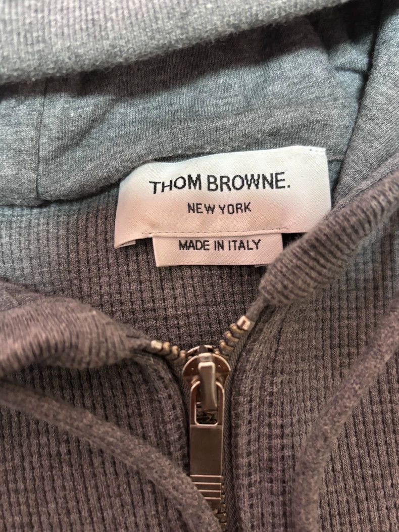 Thom browne Waffe zipper jacket 2503-Nextarrow