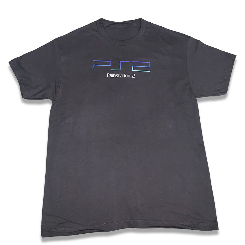 Other Painstation 2 Vintage Y2K 90s style T-shirt Size US XL / EU 56 / 4 - 2 Thumbnail